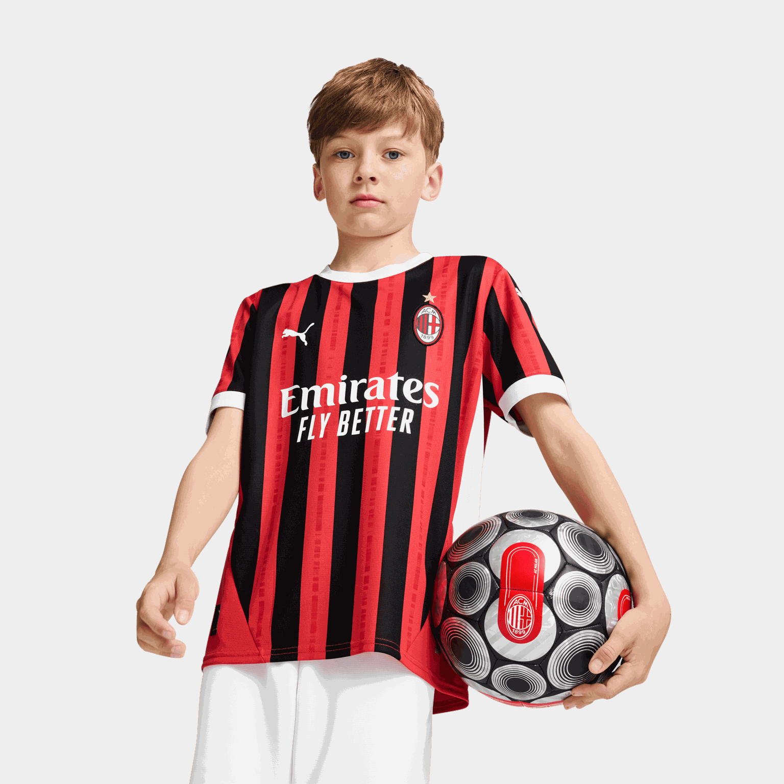 AC Milan Home Jersey Replica, nuorten jalkapalloasu - full image 1