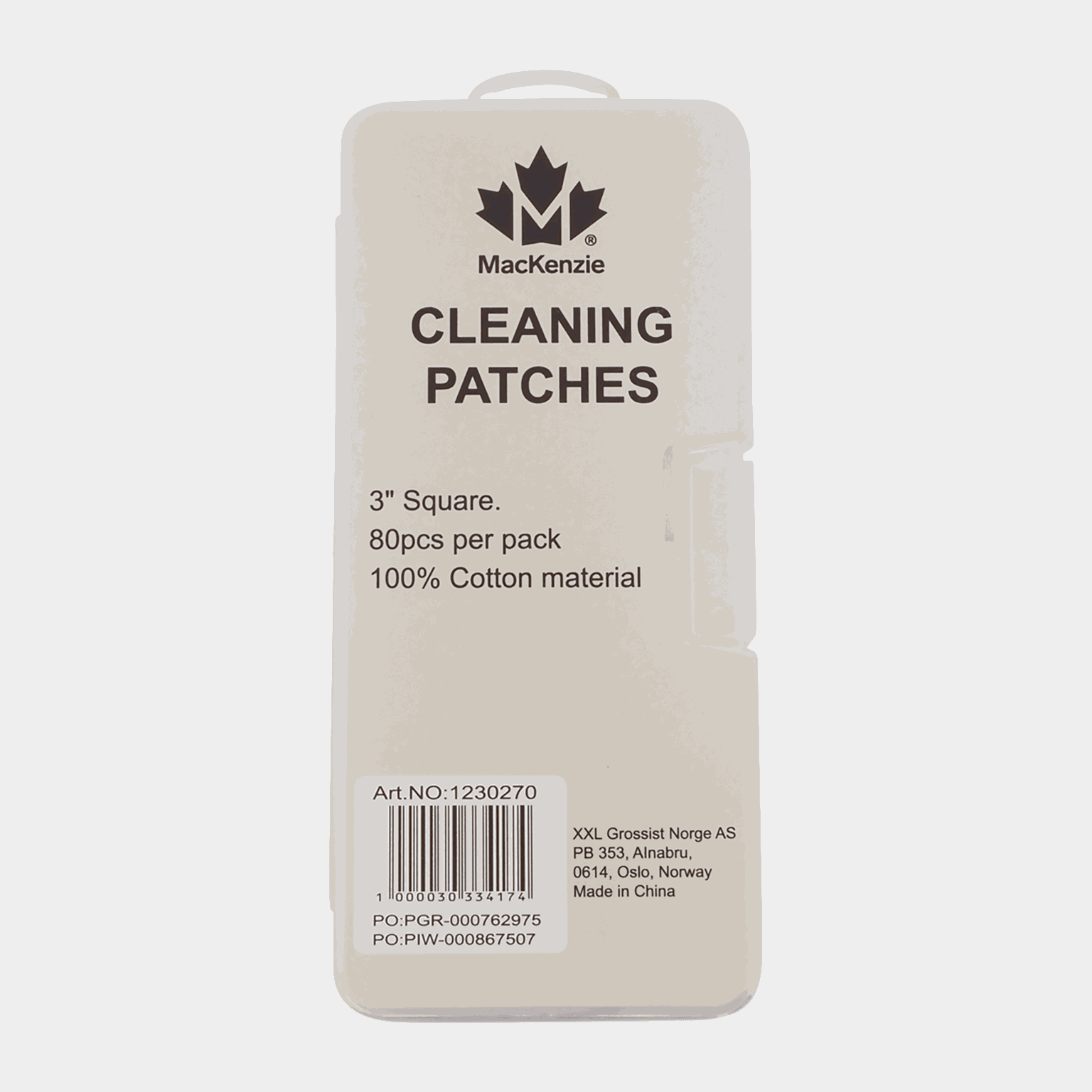 Square Cotton Patches 3", puhdistuslaput - full image 3