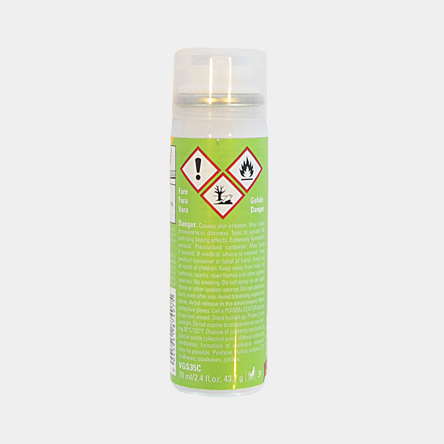 Grip Wax Spray VGS35C Base 70 ml 25/26, pohjavoidesuihke - full image 1