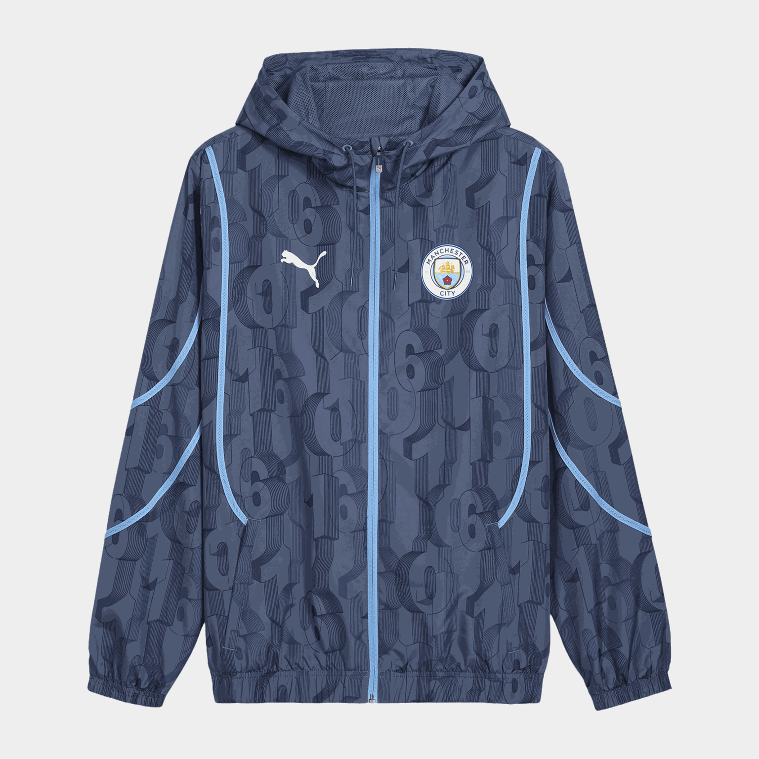 MCFC Prematch, miesten treenitakki - full image 3