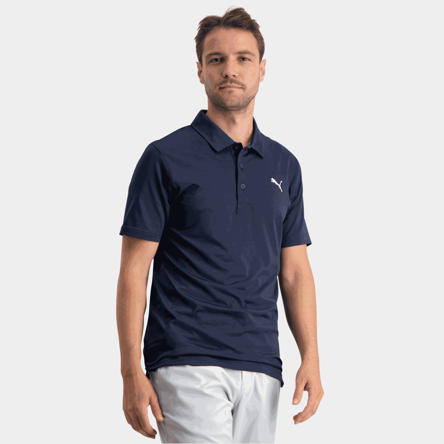 Icon Heather Polo 2.0, miesten pikeepaita - full image 1