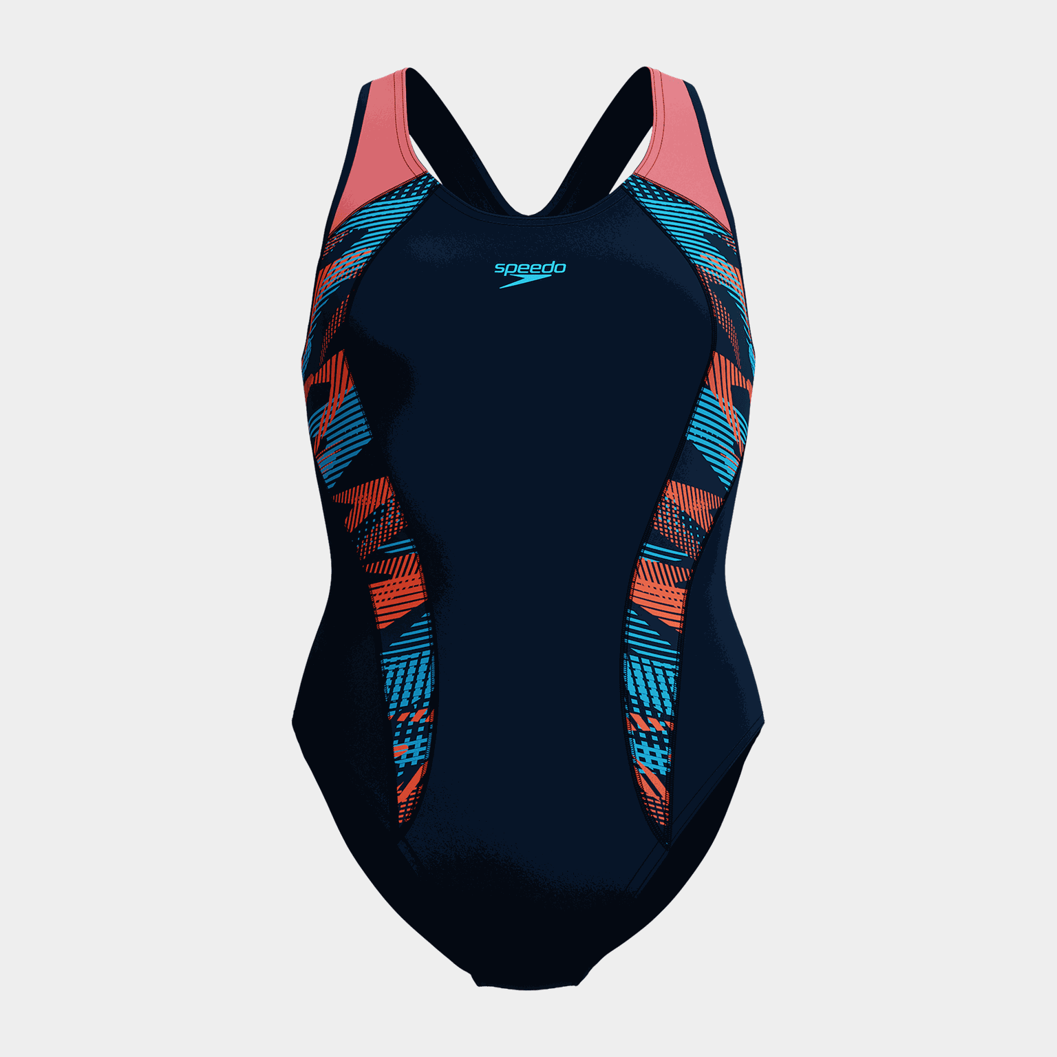 Womens Placement Laneback, naisten uimapuku - full image 1