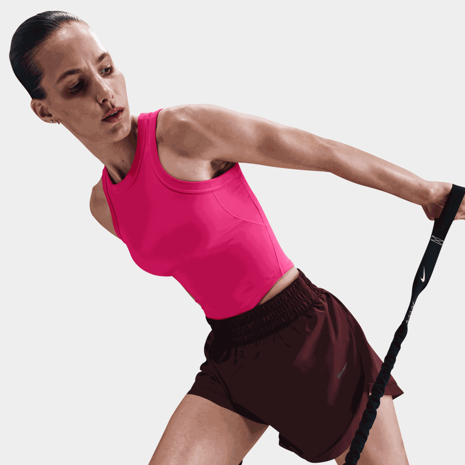 One Fitted Dri-FIT Crop Tank, naisten toppi - full image 3