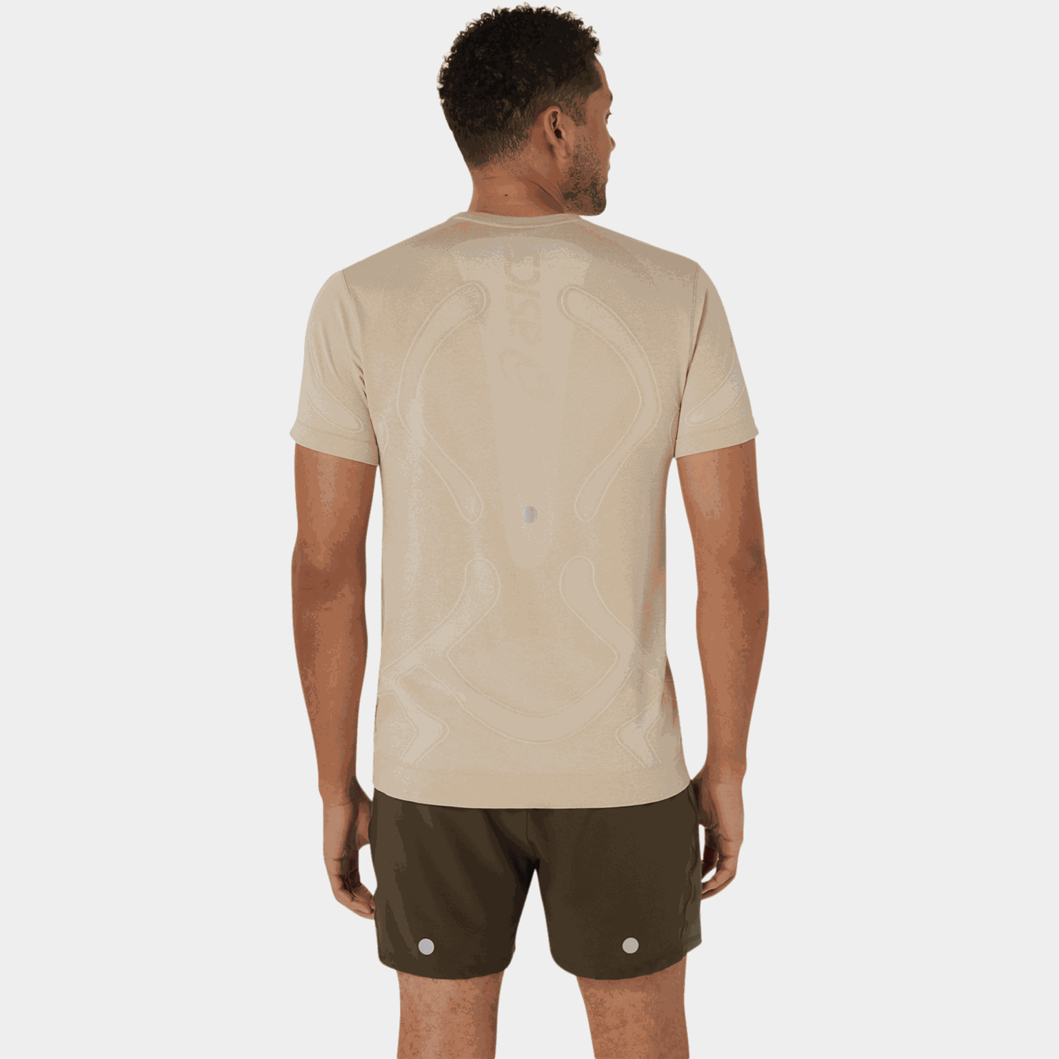 Road Seamless Short Sleeve Short Sleeve Top, miesten treenipaita - full image 3