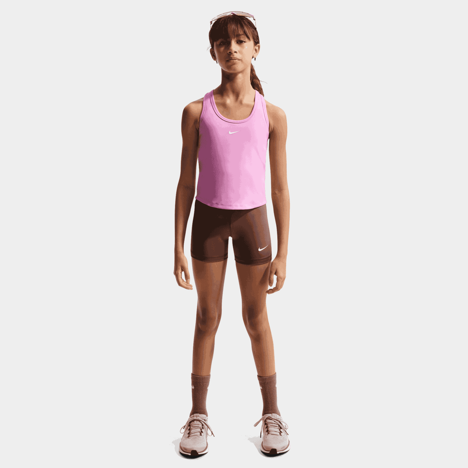 One Fitted Top Singlet Girls, tyttöjen hihaton paita - full image 1