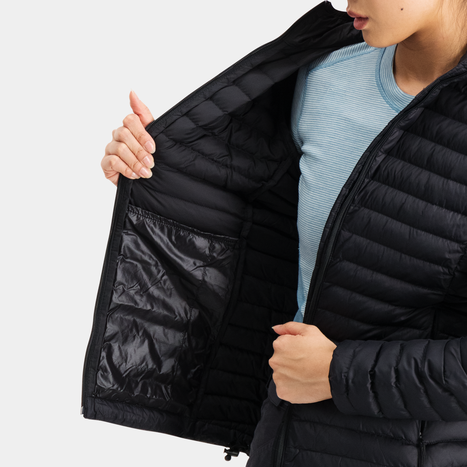 Sirdal Hooded Insulator Jacket, naisten eristävä takki - full image 3