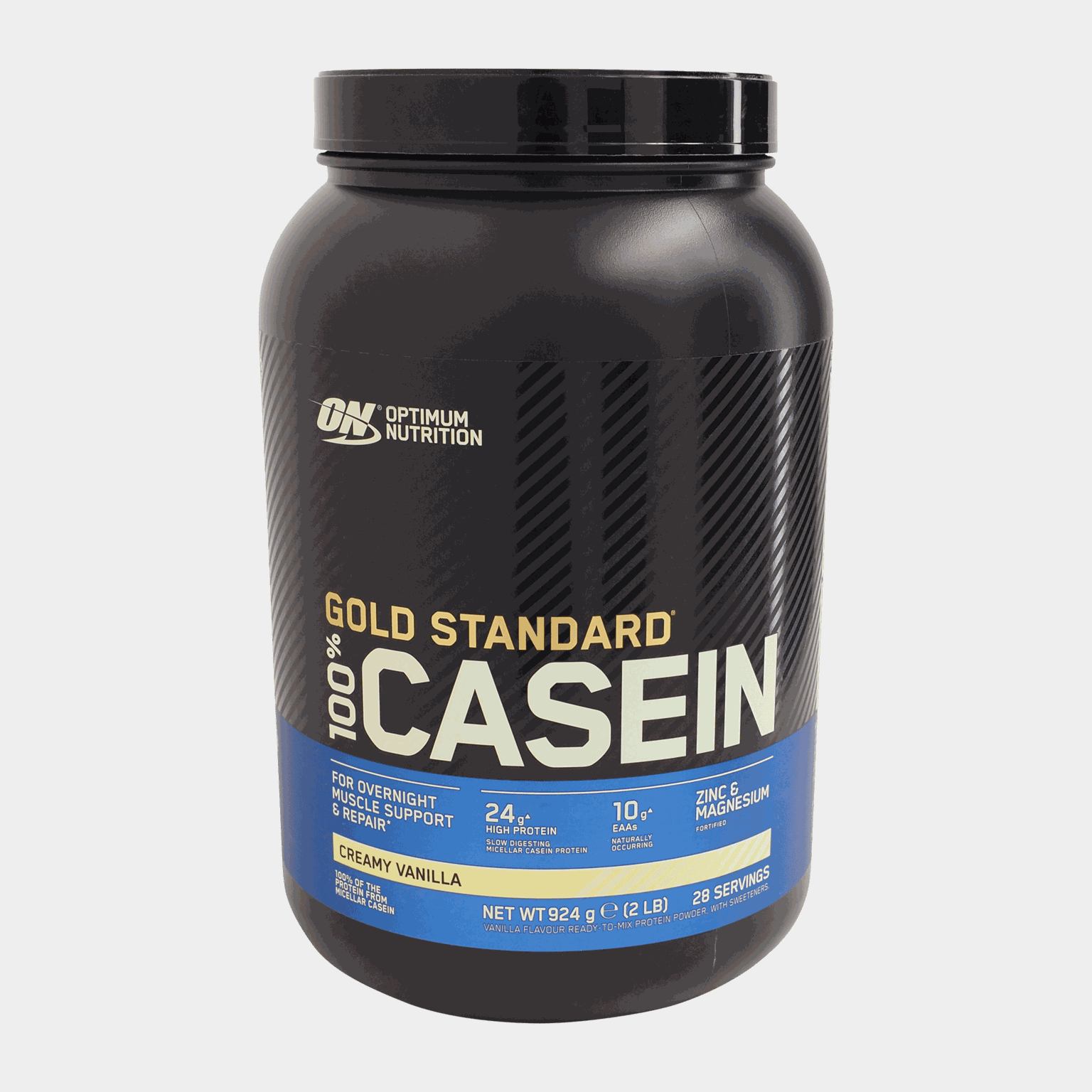 ON 100% Gold Standard Casein Creamy Vanilla, proteiinijauhe - full image 1
