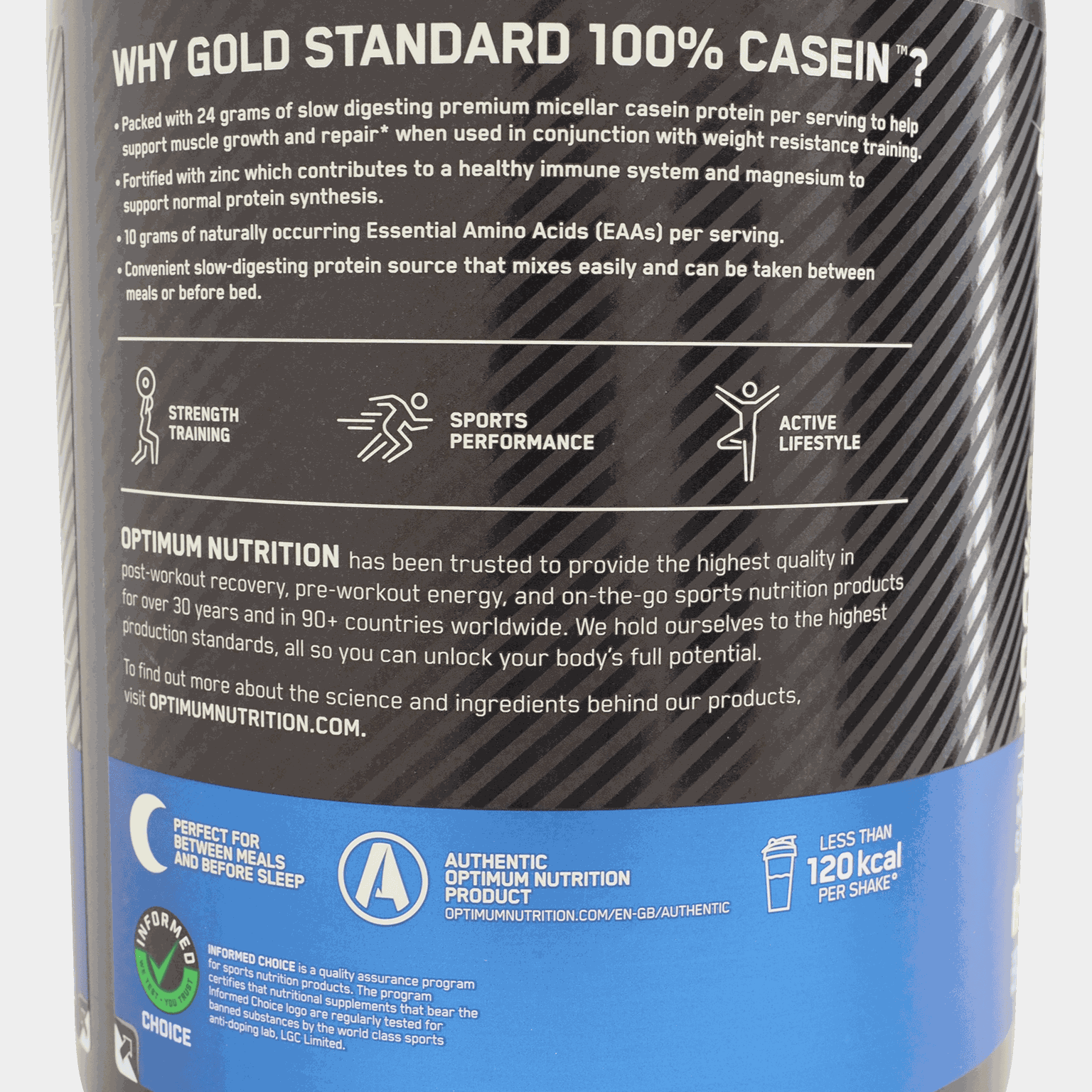 ON 100% Gold Standard Casein Creamy Vanilla, proteiinijauhe - full image 3