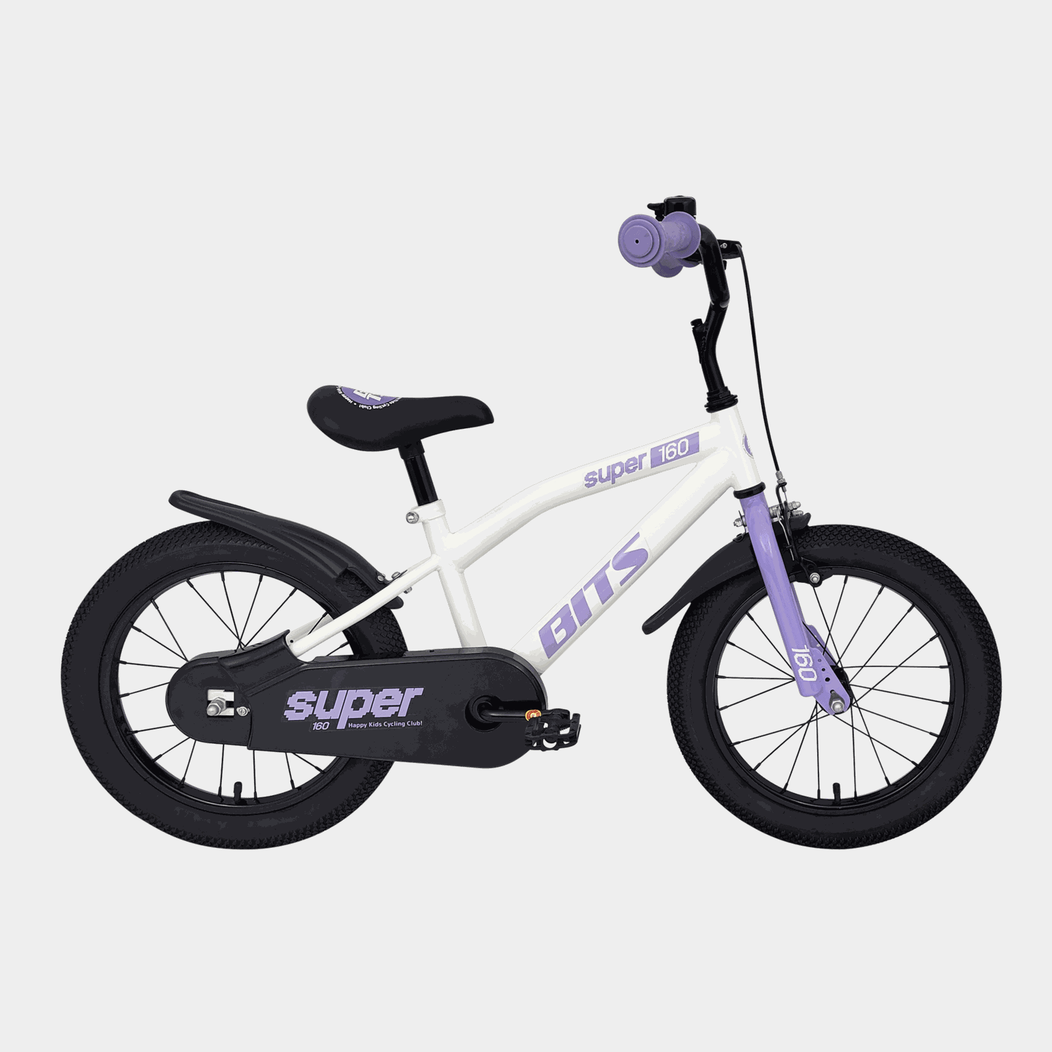 Super 160 WHITE/VIOLET 25 26/27, lasten pyörä - full image 1
