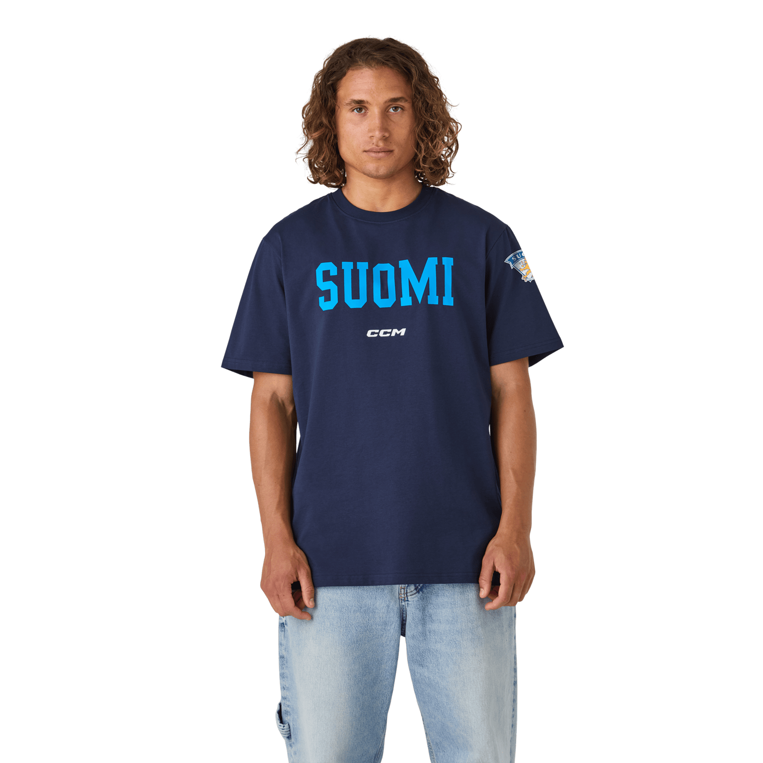 Футболка CCM Team Finland Flag 25/26, футболка
