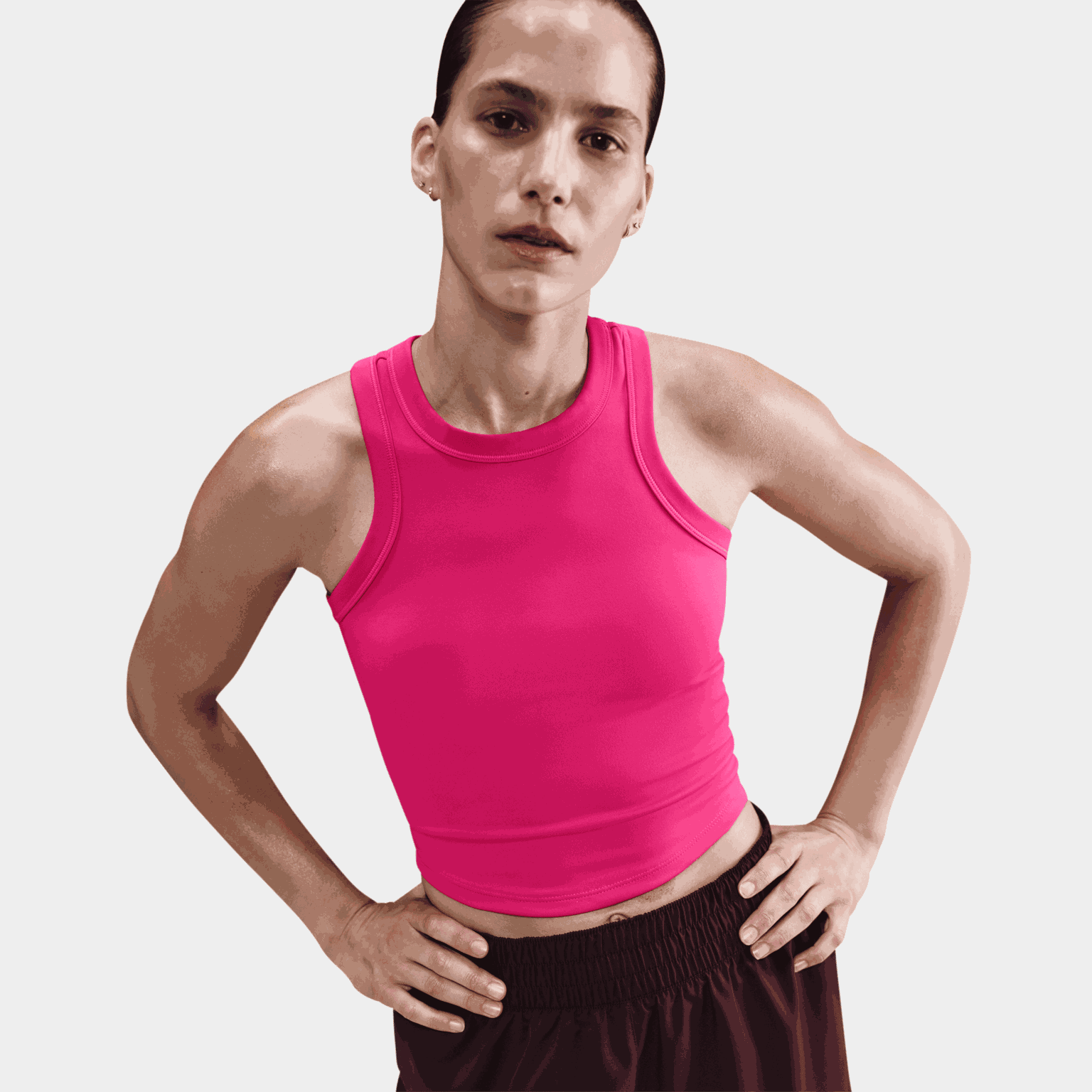 One Fitted Dri-FIT Crop Tank, naisten toppi - full image 4
