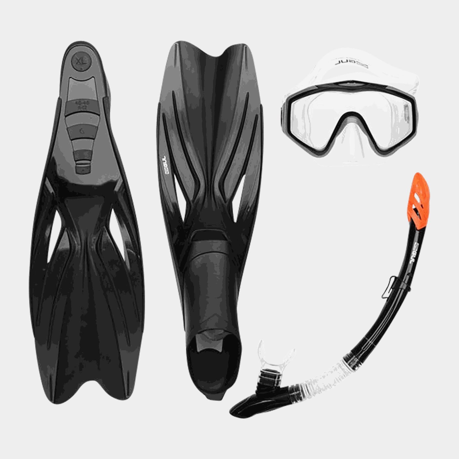 Mask & Snorkel & Fin Set, snorkkelisetti - full image 1