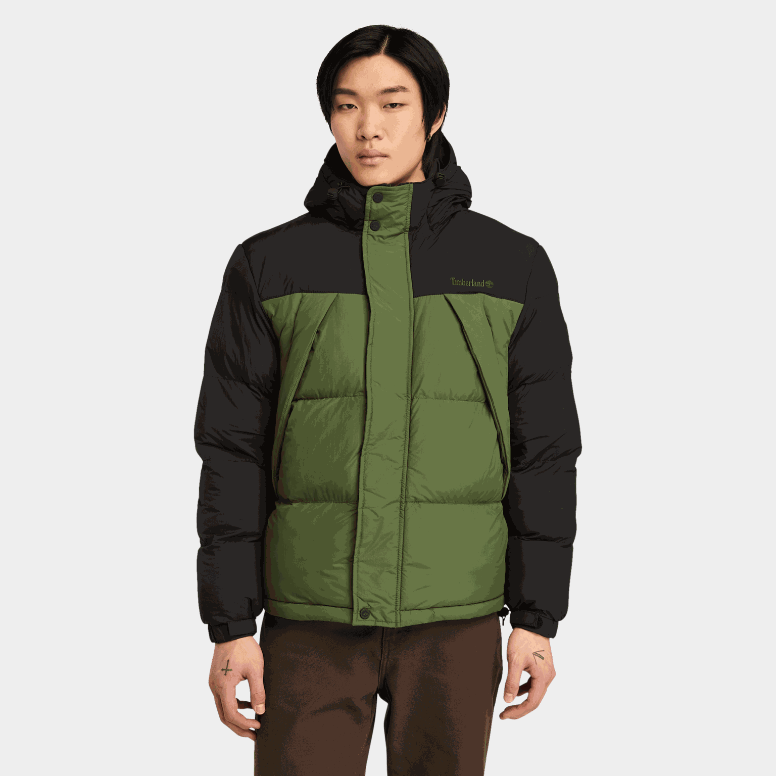 Durable Water-Repellent Puffer Jacket, miesten toppatakki - full image 2