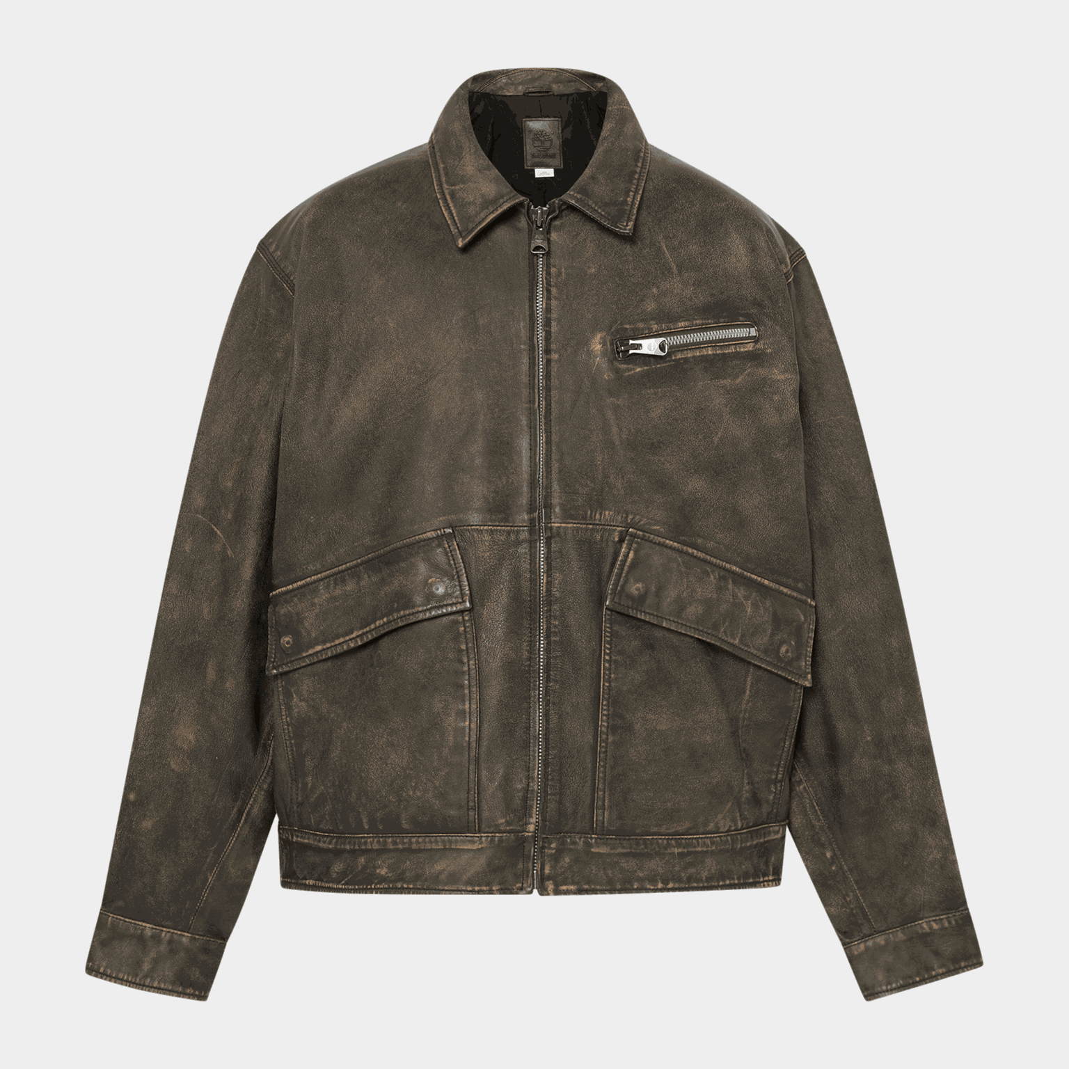 Leather Strafford, miesten takki - full image 1