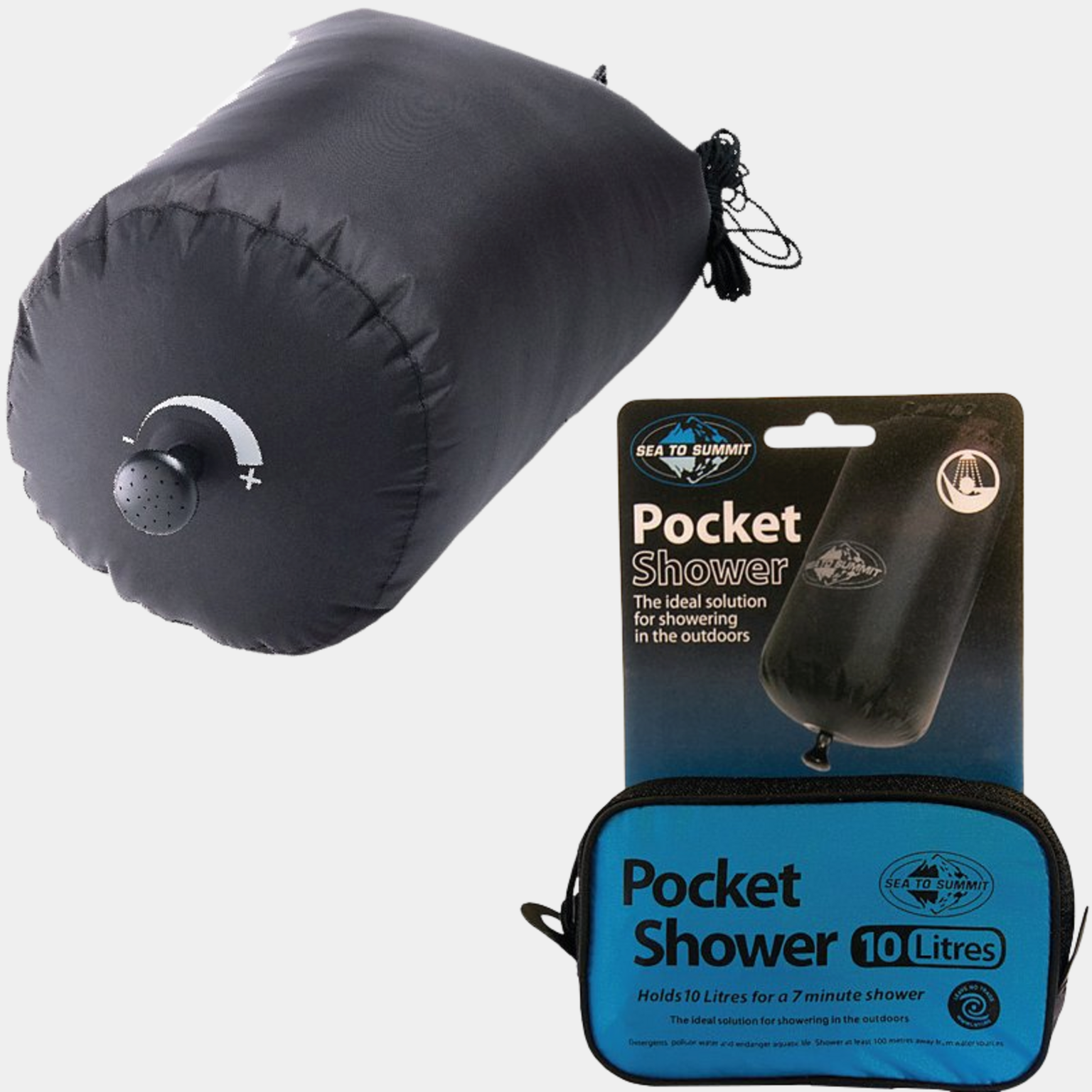 Sea To Summit Pocket Shower Black - full image 2