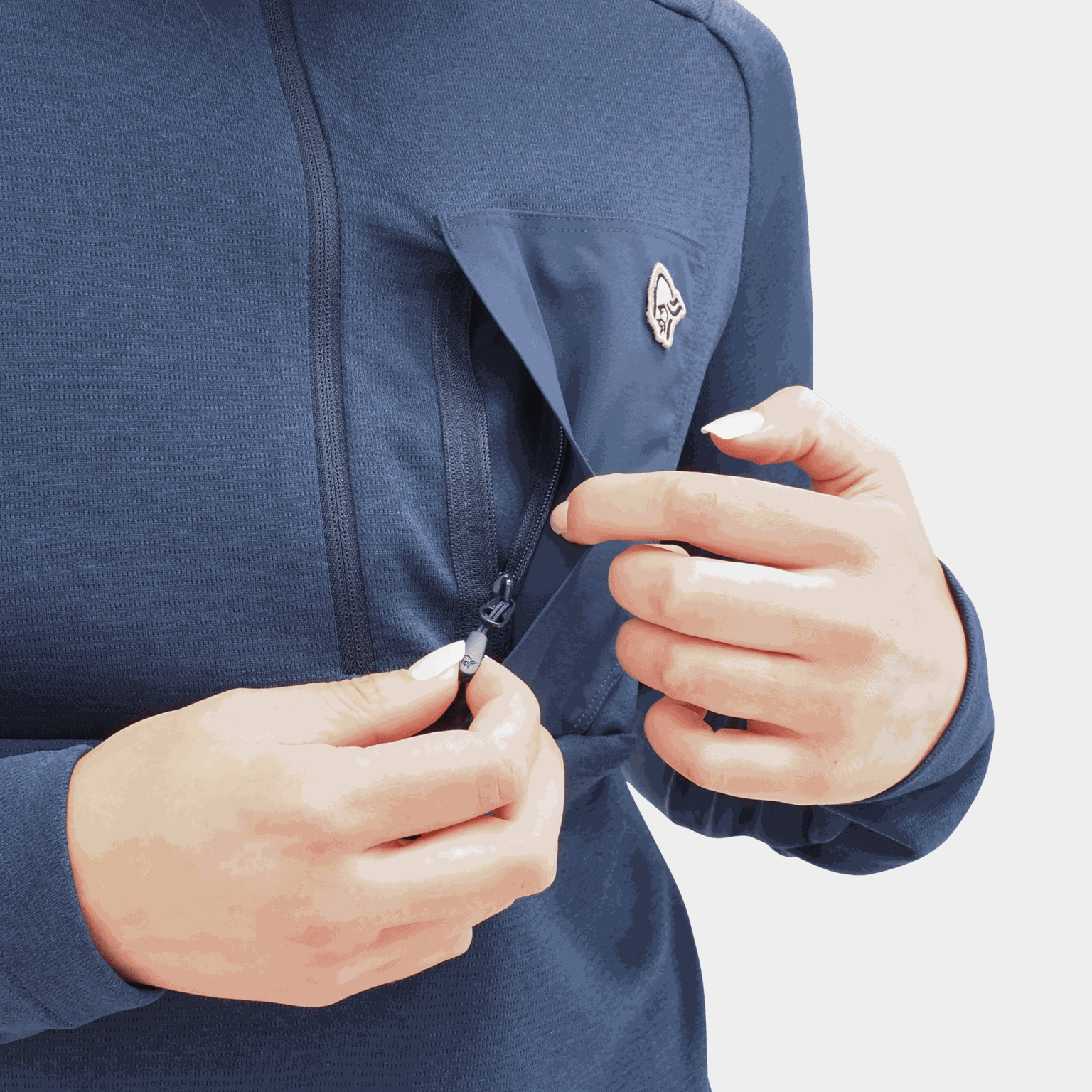 femund warm1 Half-Zip, naisten pusero - full image 4
