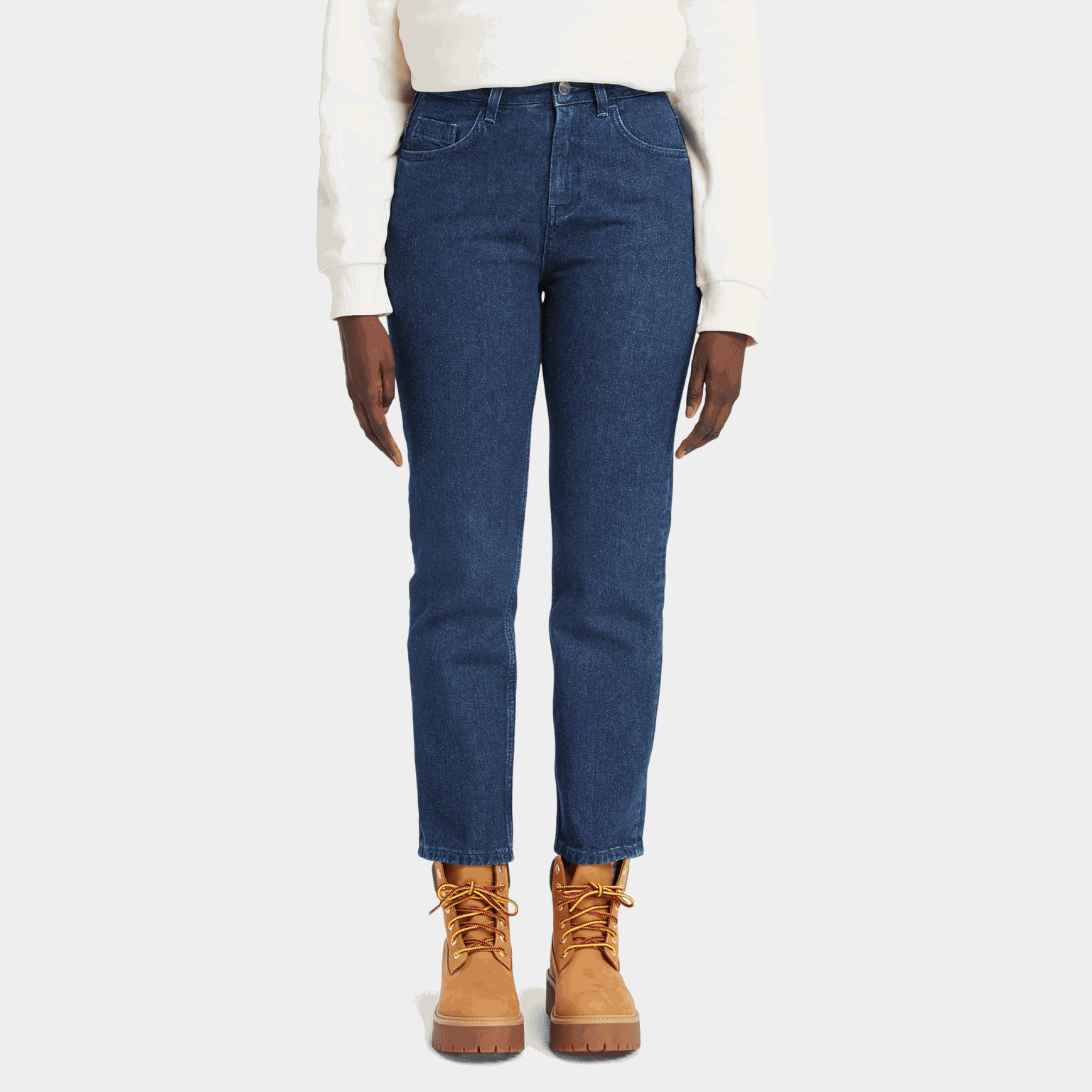 High Waist Denim, naisten housut - full image 1