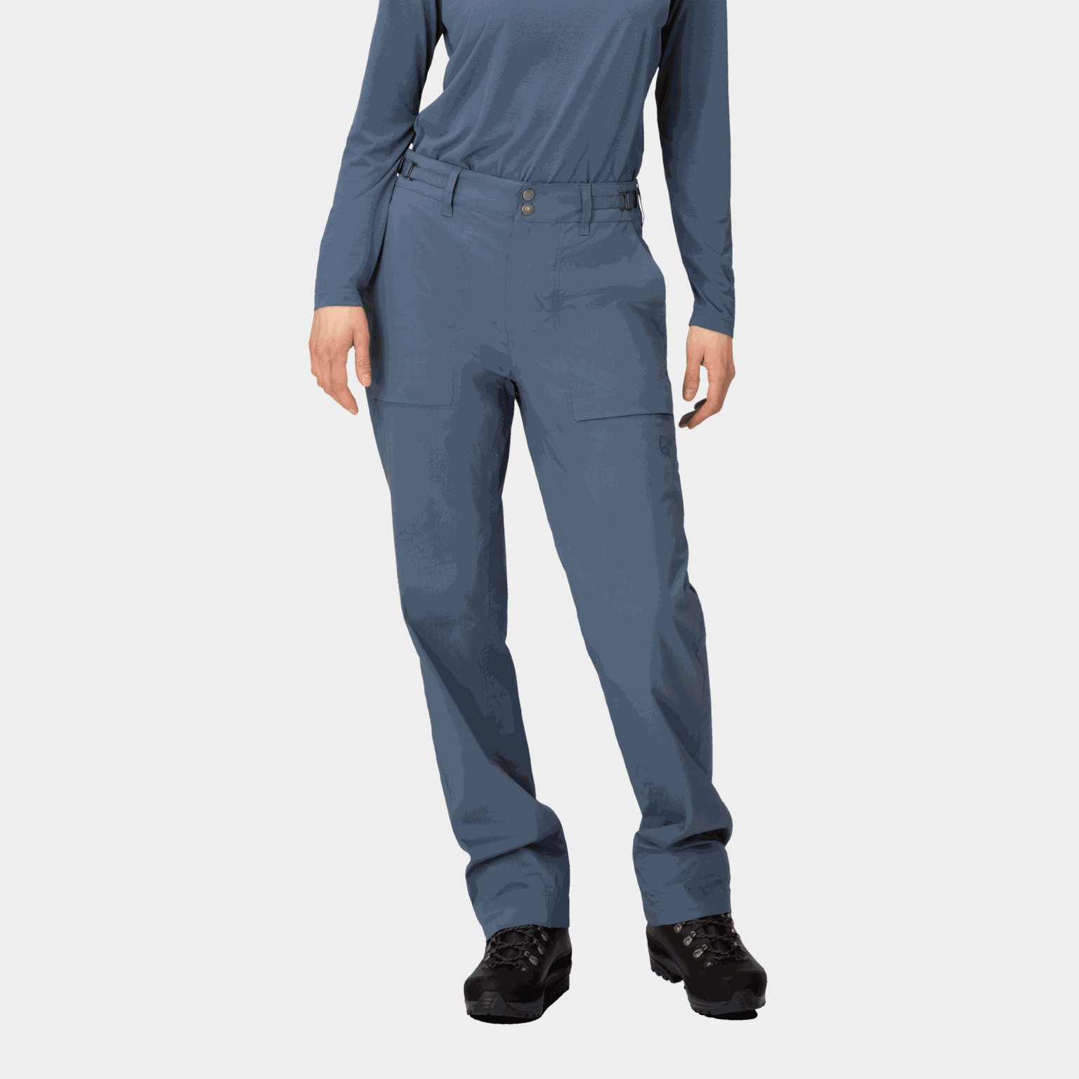 femund light cotton Pants, naisten vaellushousut - full image 1