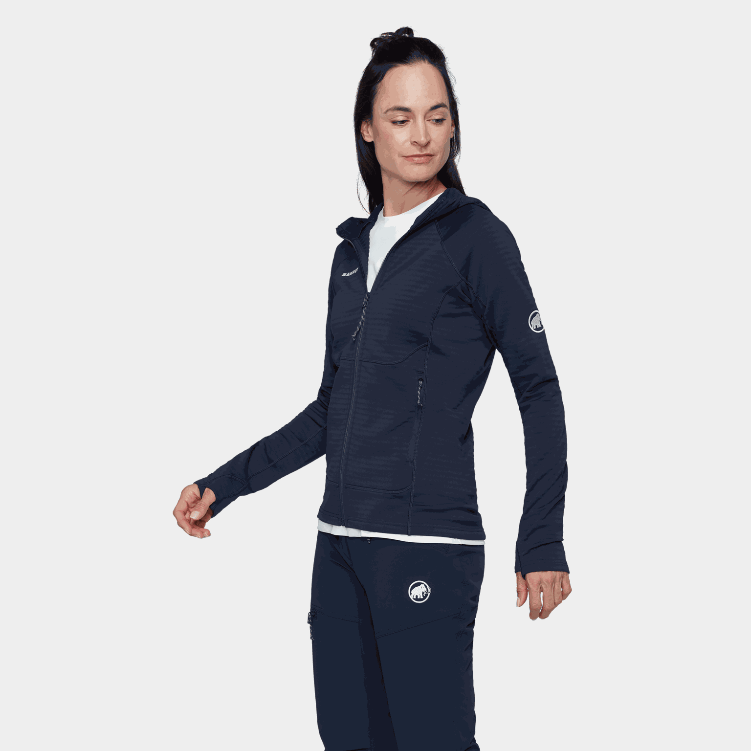 Taiss ML Hooded Jacket, Naisten fleecetakki - full image 3