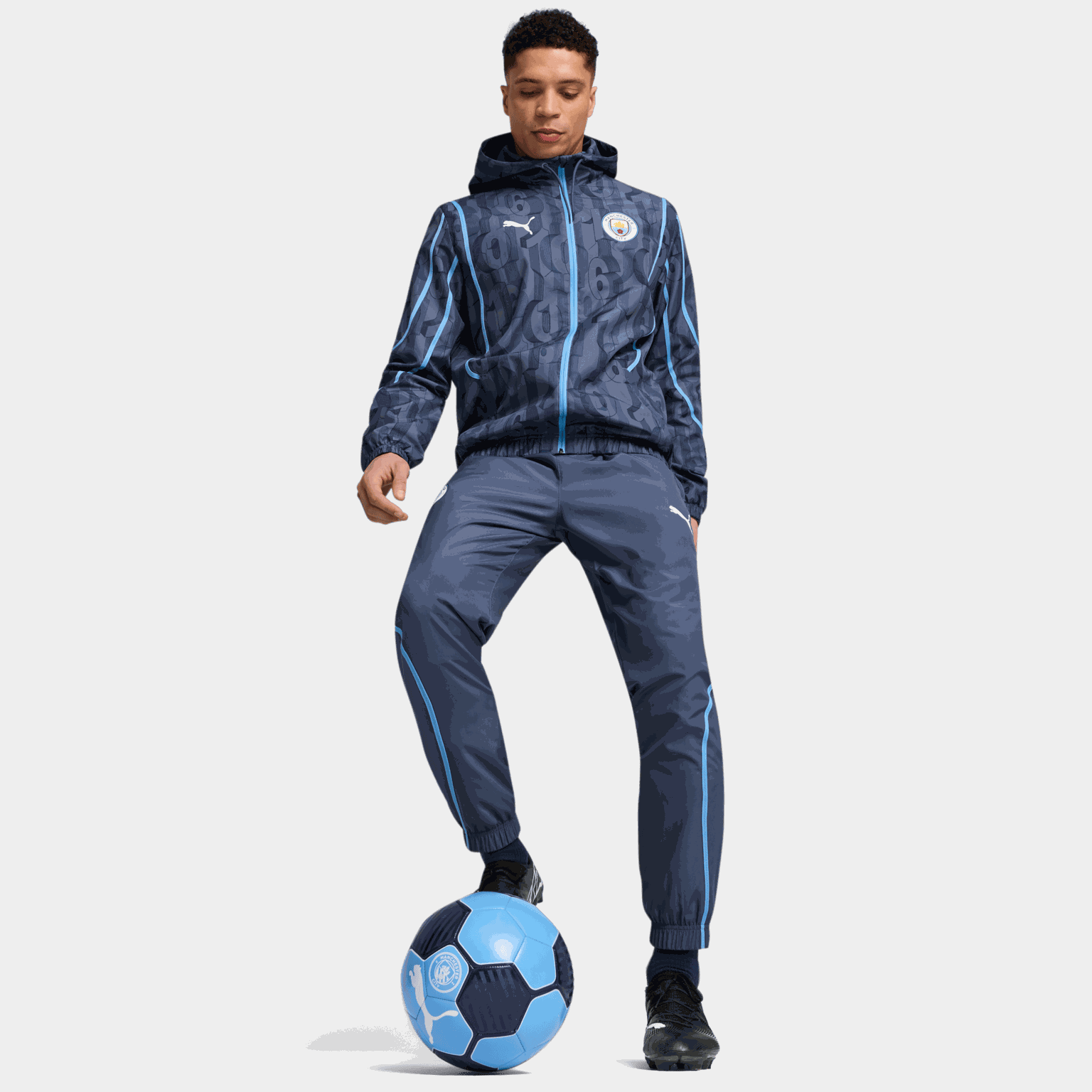 MCFC Prematch, miesten treenitakki - full image 2