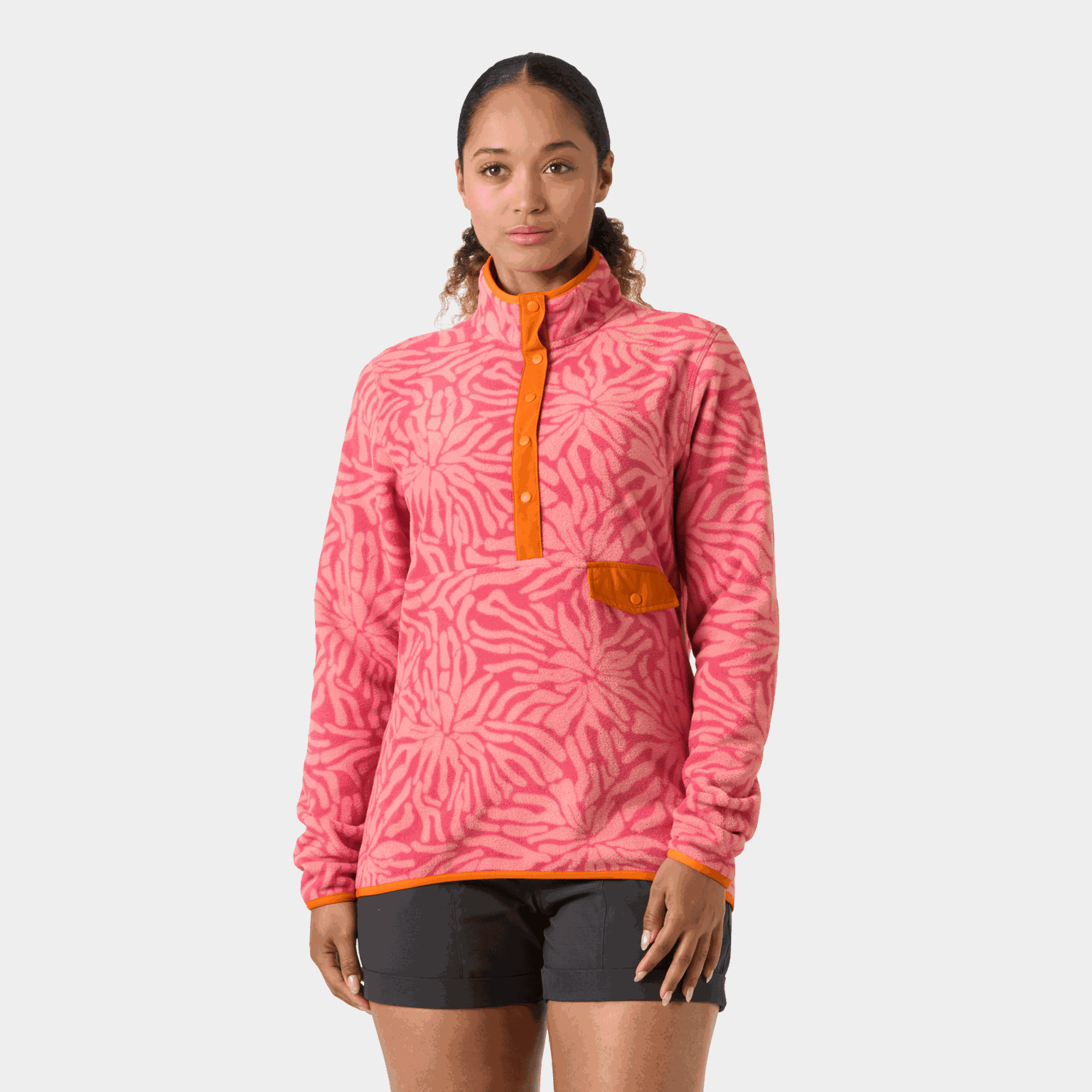 MARIDALEN PRINTED FLEECE, naisten fleecepaita - full image 1
