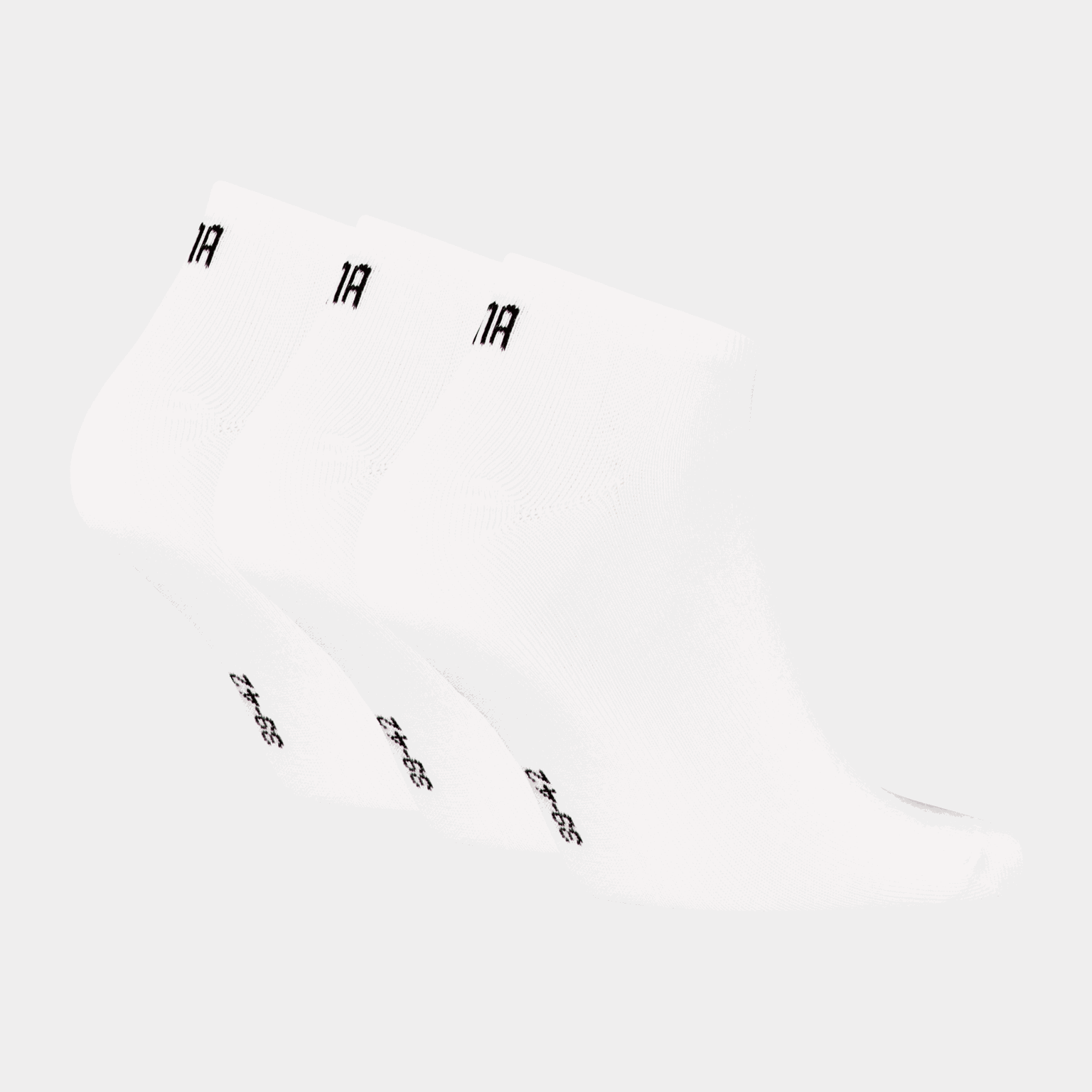 Sneaker Sock Plain 3-Pack, nilkkasukat - full image 2