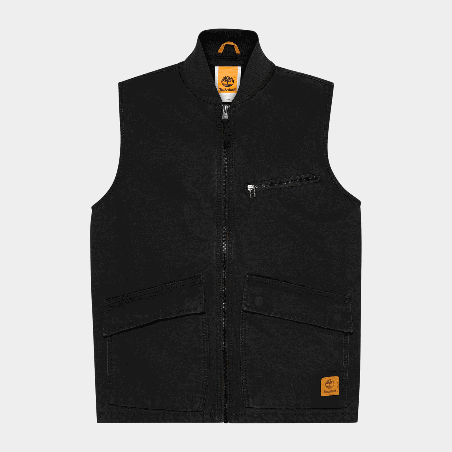 Washed Canvas Vest - full image 1