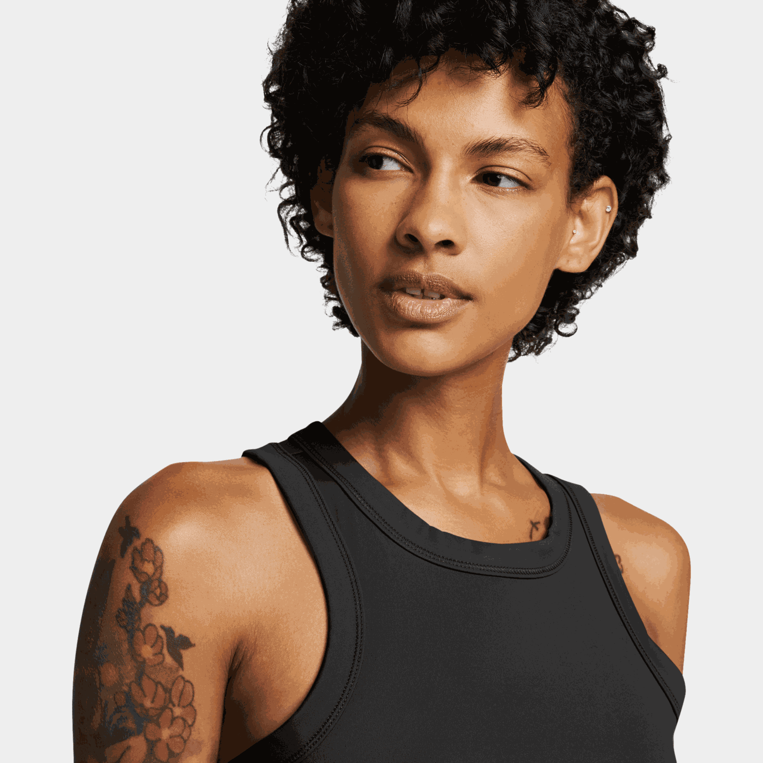 One Fitted Dri-FIT Crop Tank, naisten toppi - full image 3