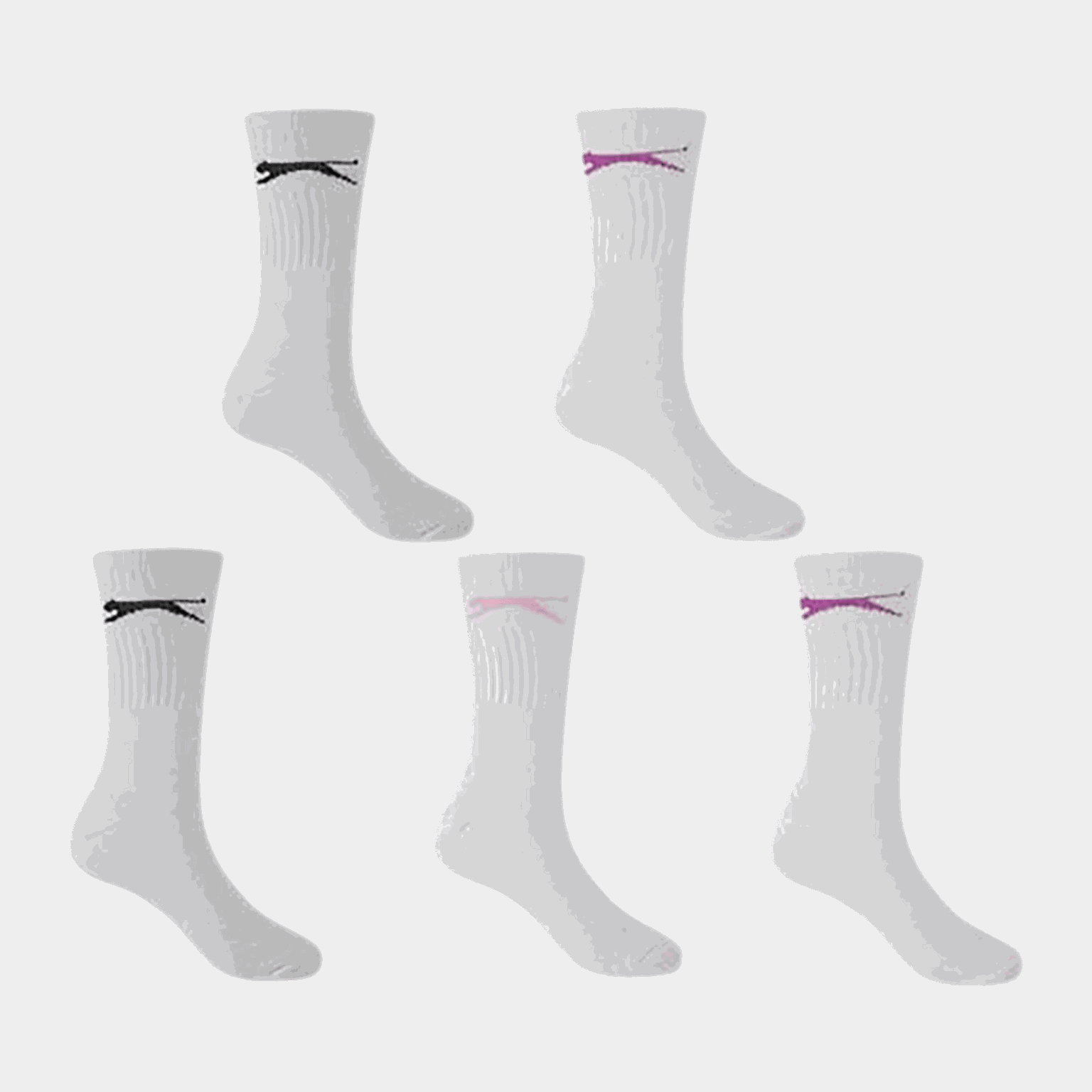 5Pk Crew Sock, naisten sukat - full image 1