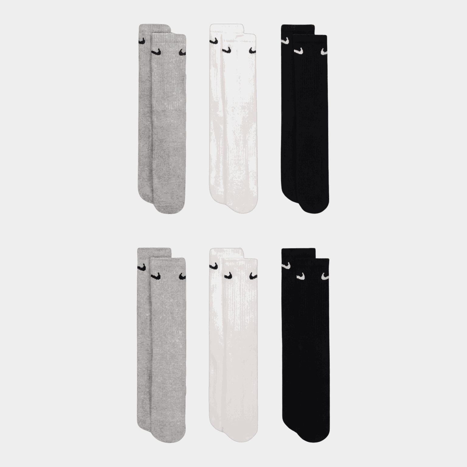 Everyday Cushioned Training Crew Socks, nuorten treenisukat - full image 2