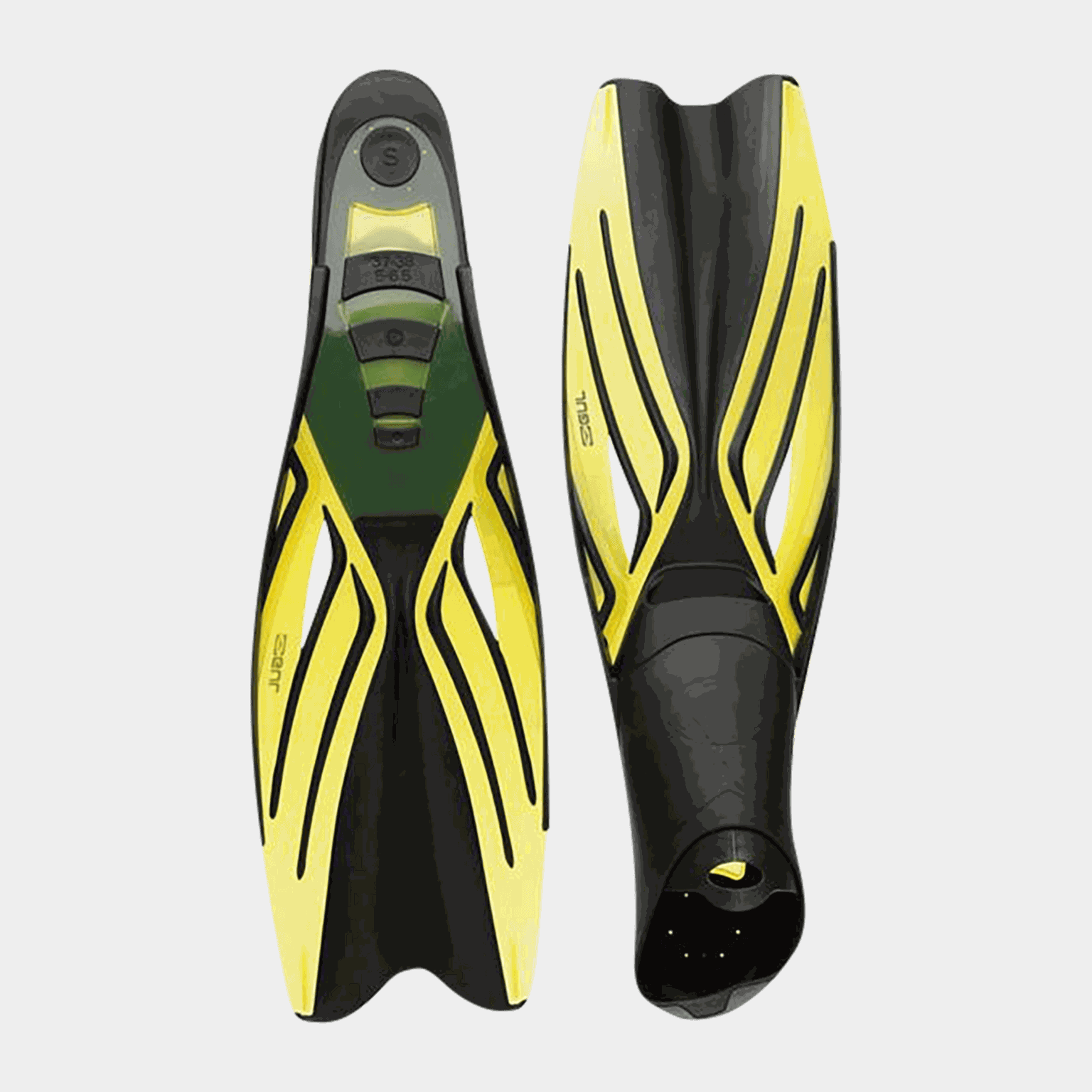 Mask & Sorkel & Fin Set, nuorten snorkkelisetti - full image 2