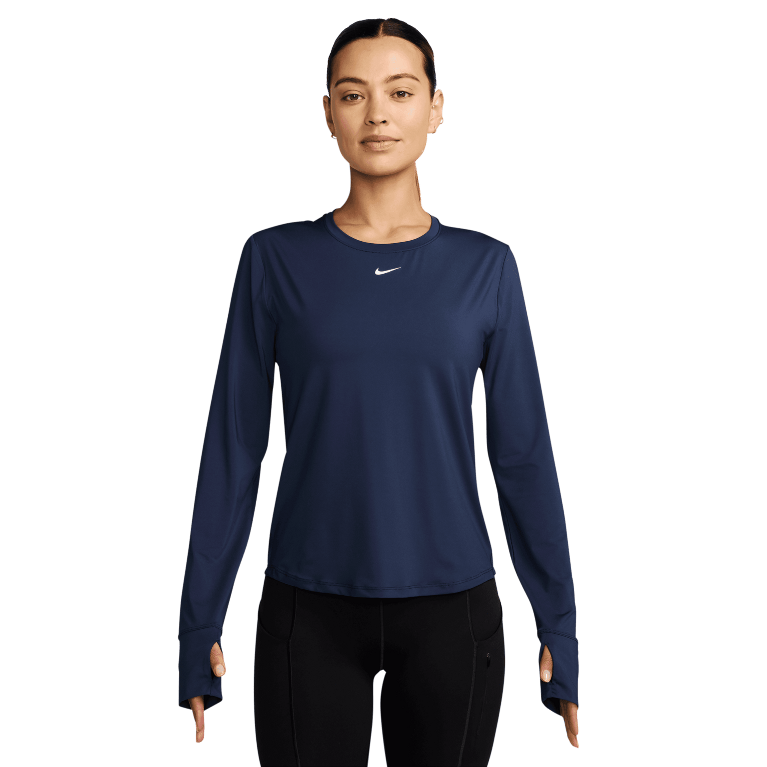 Женская тренировочная рубашка с длинным рукавом Nike One Classic Dri-FIT