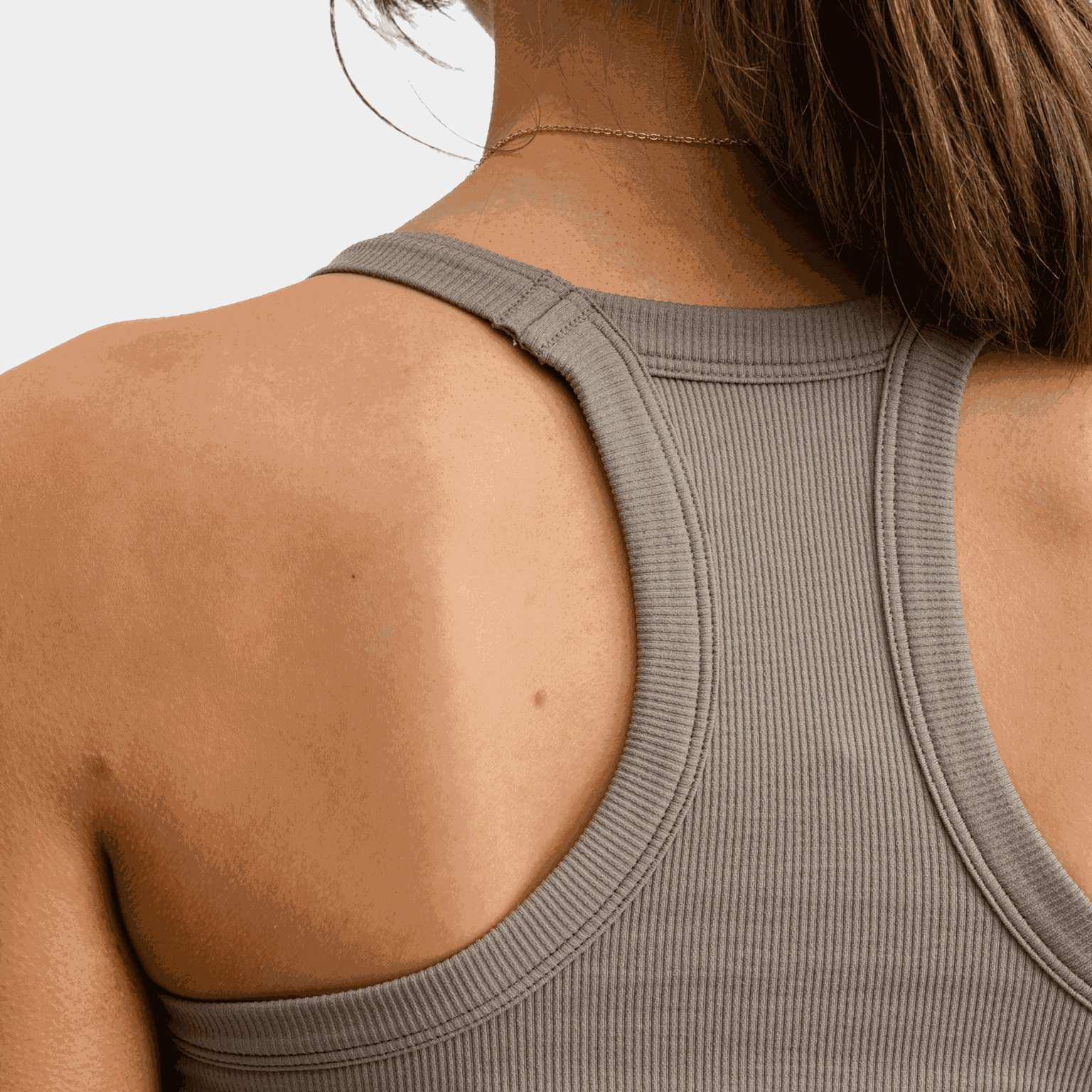 Ribbed sports tank top, naisten treenitoppi - full image 4