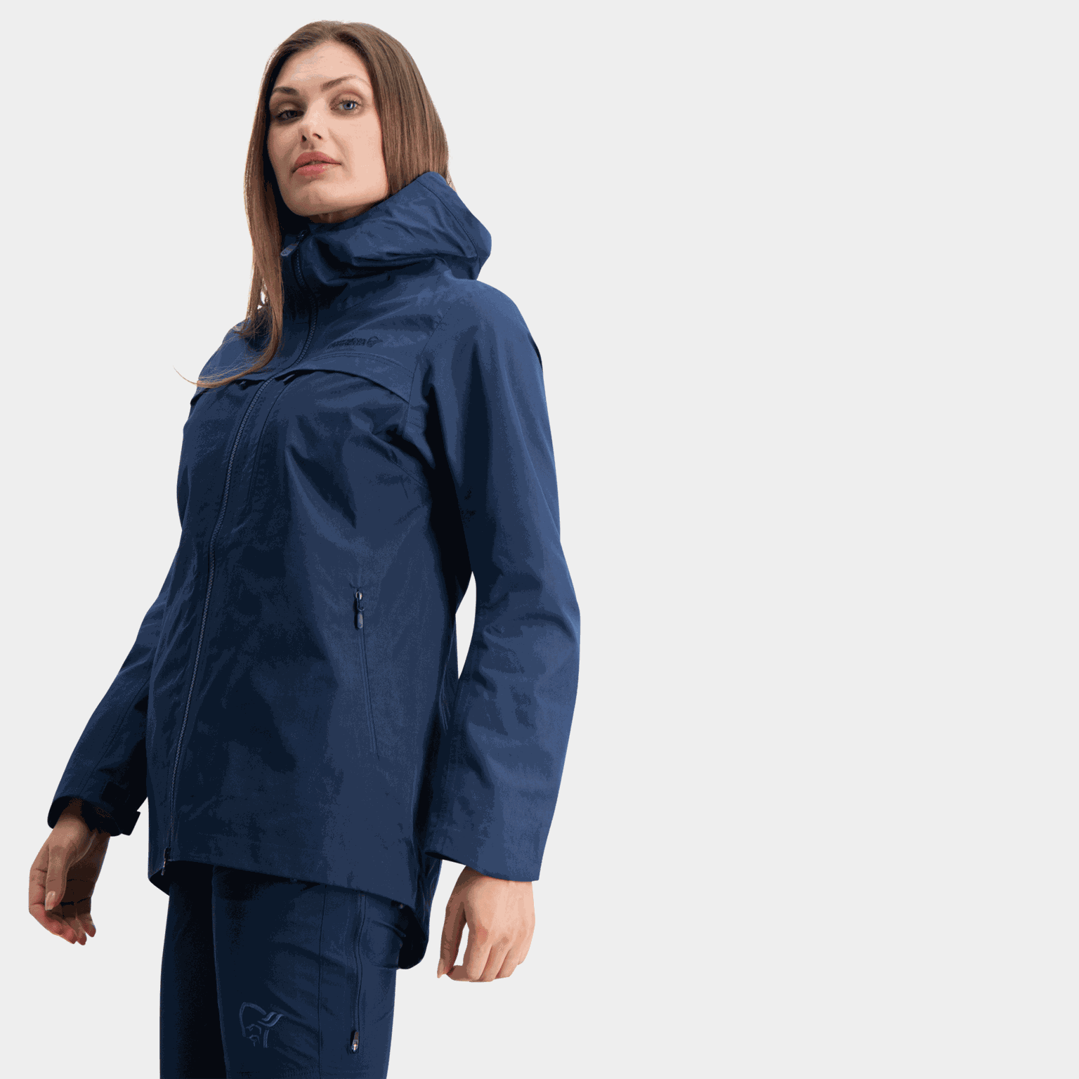 Femund Cotton Jacket, naisten vaellustakki - full image 2