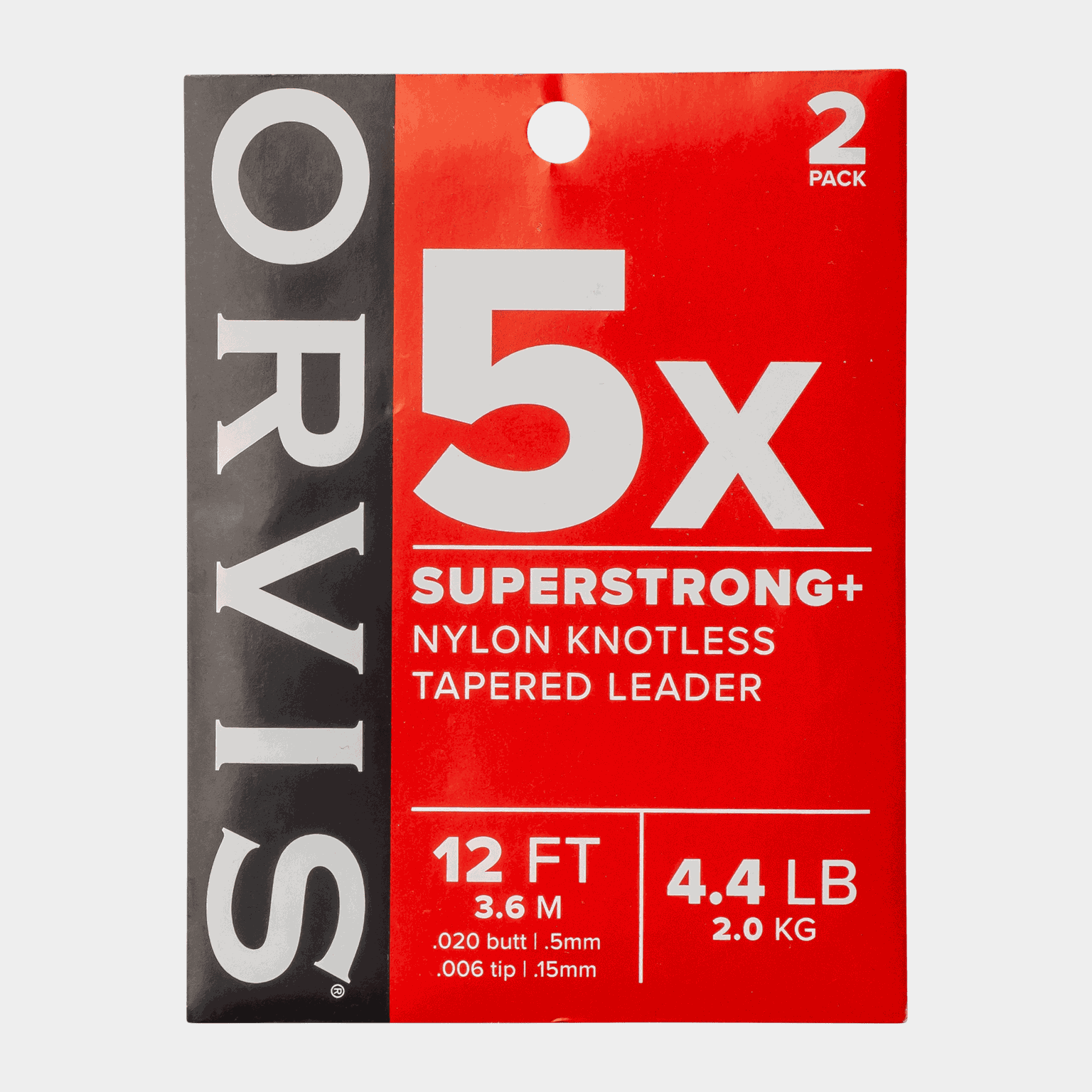 Super Strong Plus Leaders 12' 5x, peruke - full image 1