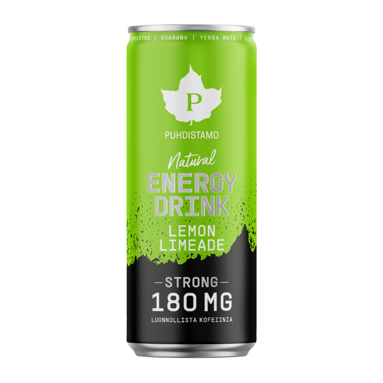 Pudhistamo Natural Energy Drink Strong Lemon Limeade 330 мл, энергетический напиток