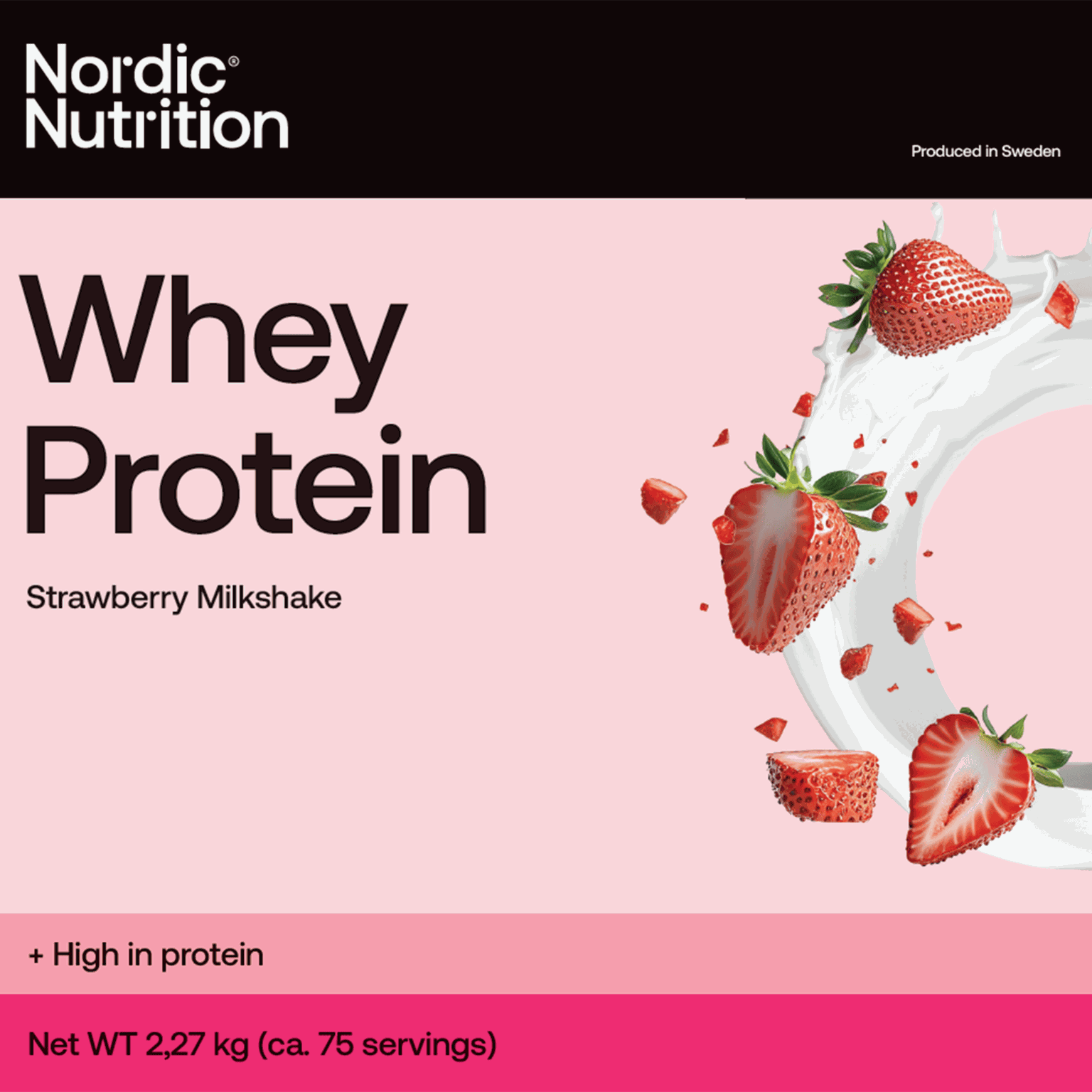 Whey Protein - Strawberry 2 270 g, proteiinijauhe - full image 1