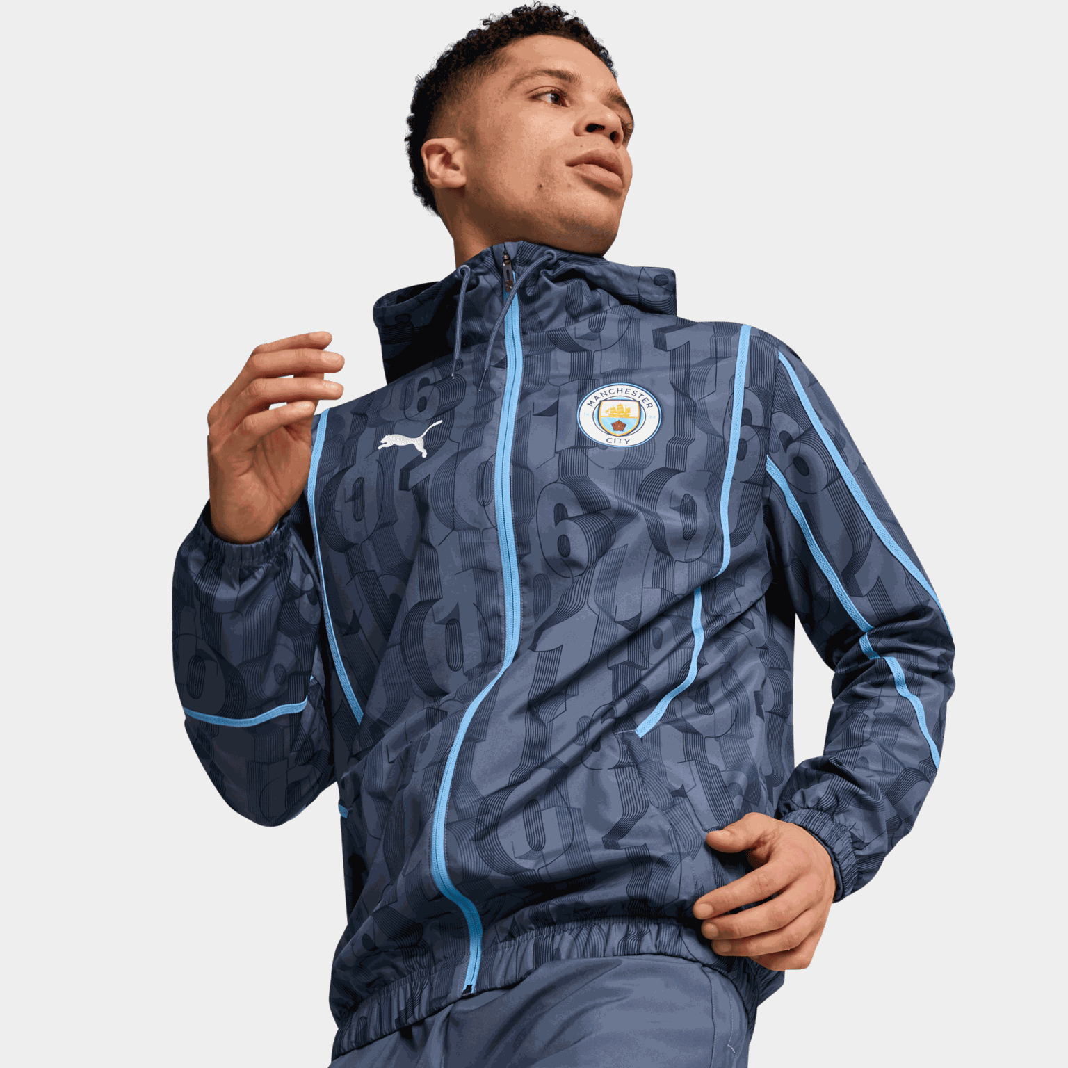 MCFC Prematch, miesten treenitakki - full image 1