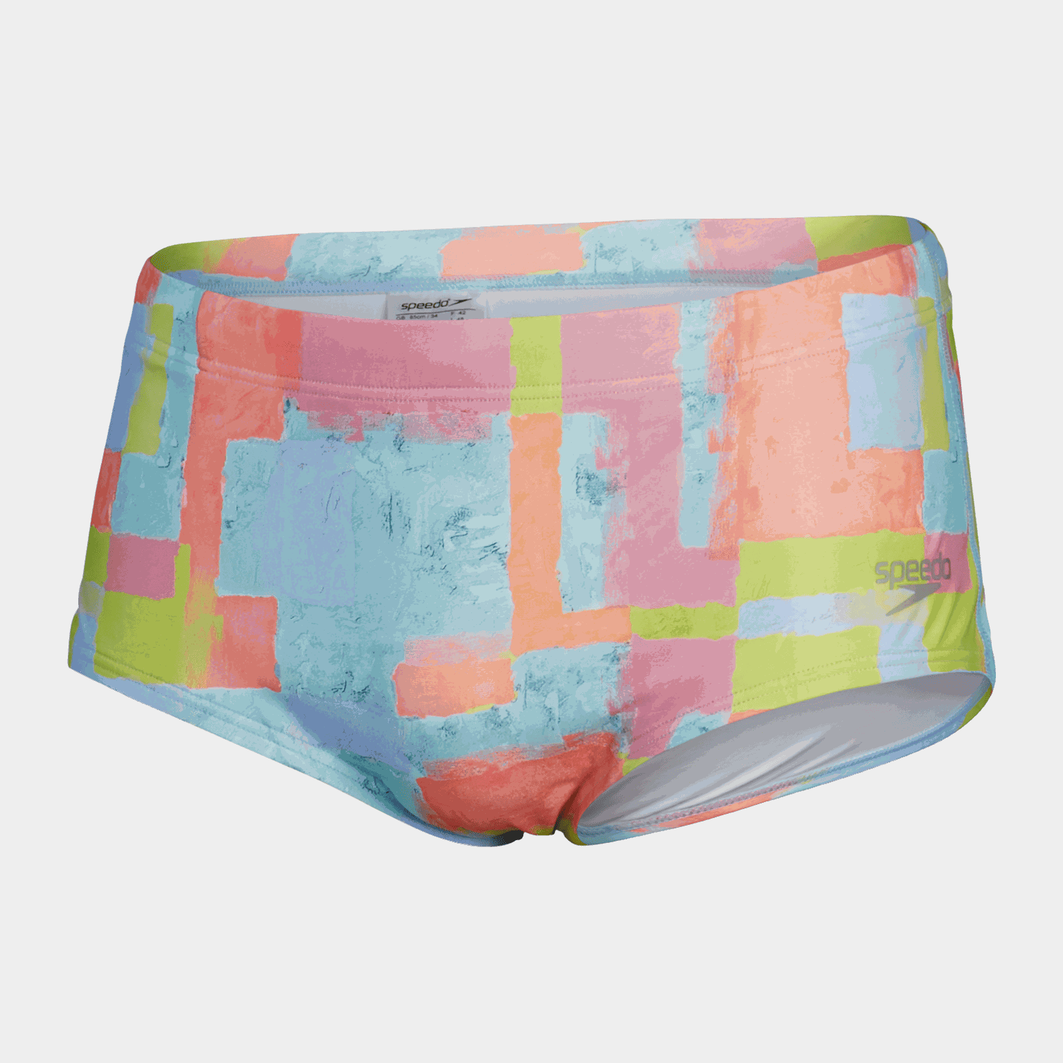 Mens 17cm Club Training Allover Digital Brief, miesten uimahousut - full image 1