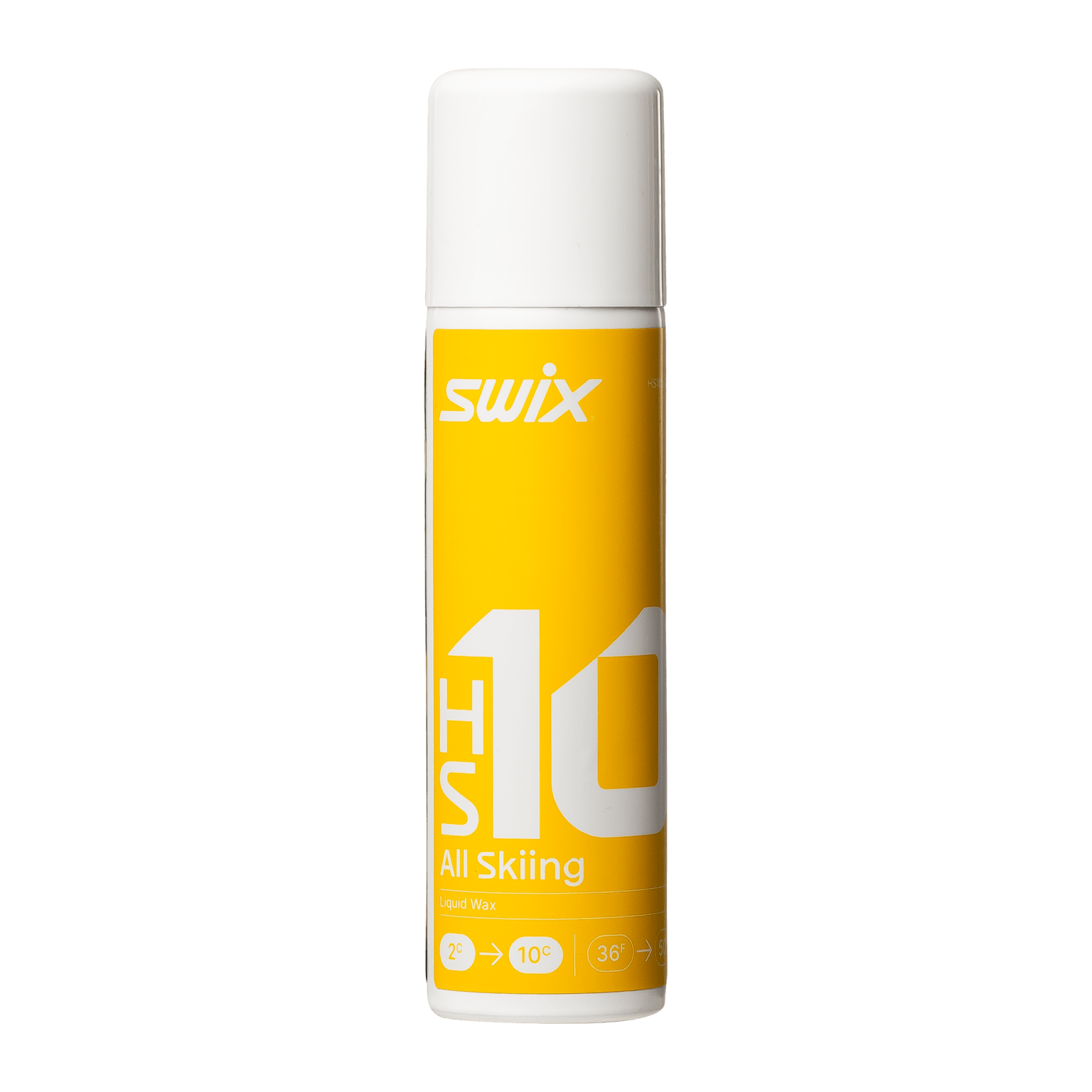 Swix HS10 Жидкость. Желтый, +2°С/+10°С, 125мл24/25+2°С/+10°С, 125 мл 25/26, жидкая смазка