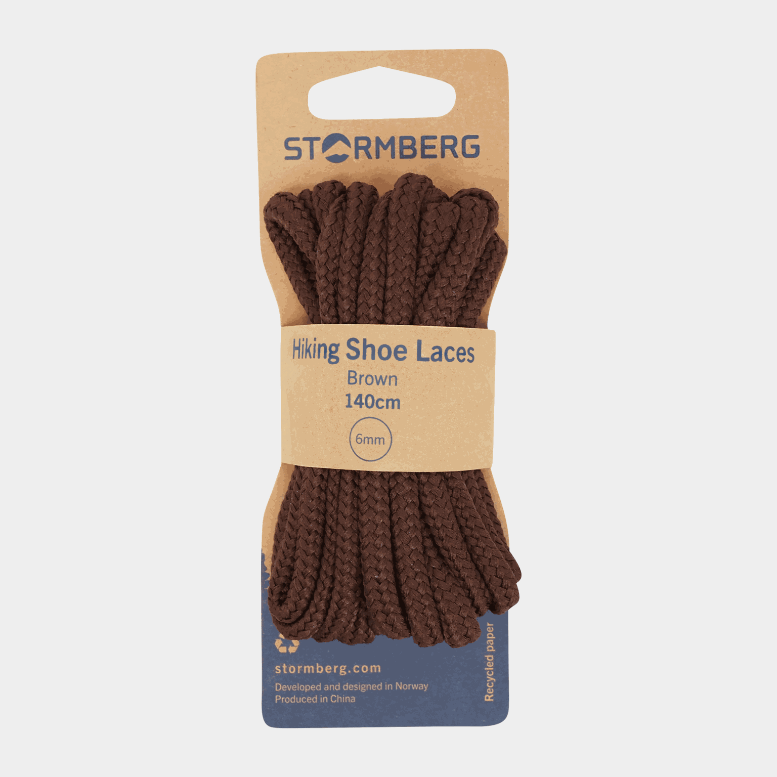 Hiking Shoe Laces Black 140cm, kengännauhat - full image 1