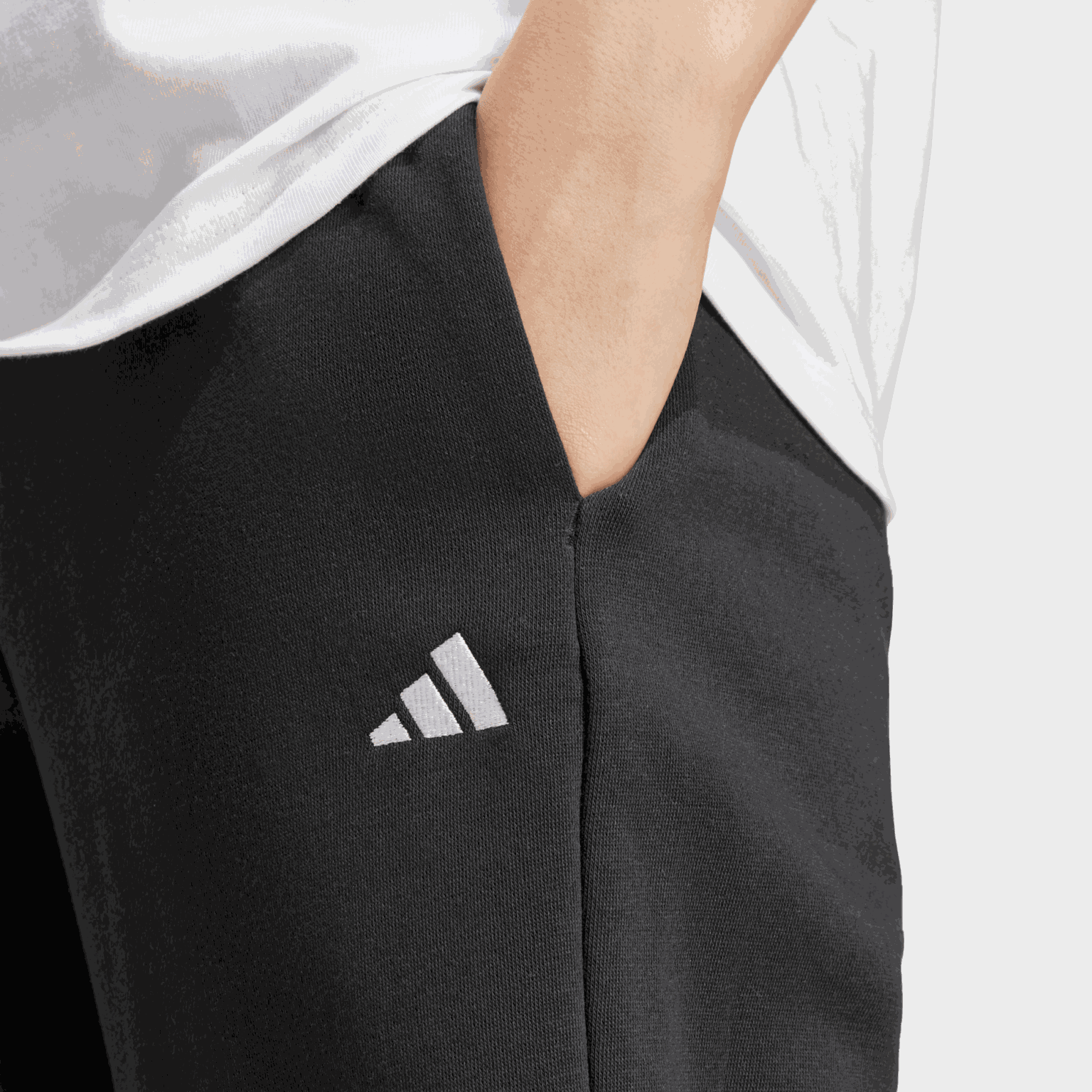 Essentials Small Logo Feel Cozy Open-Hem Joggers, naisten collegehousut - full image 4
