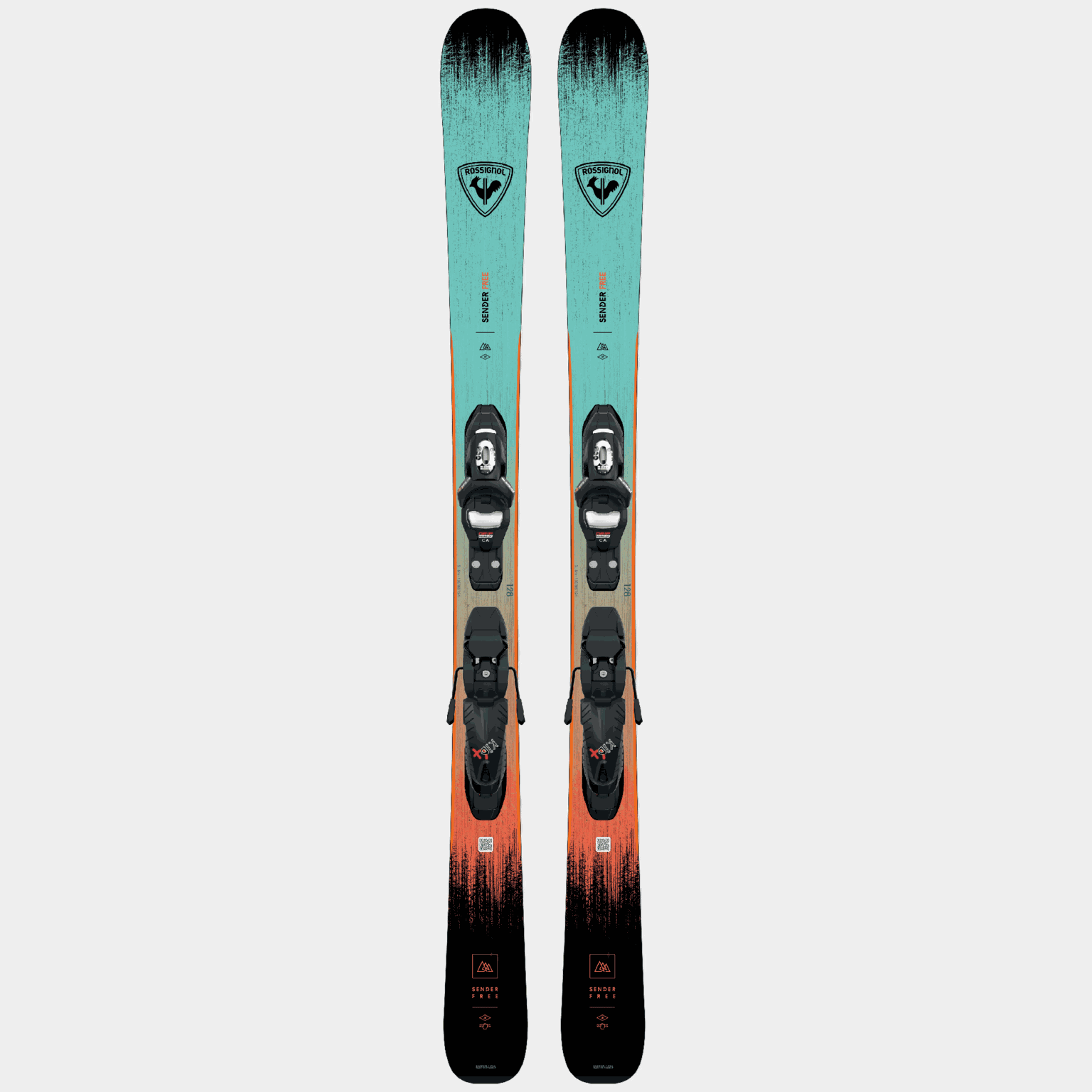 Alpine Skis SENDER KID-X + KID 4 GW B76, nuorten laskettelusukset - full image 1