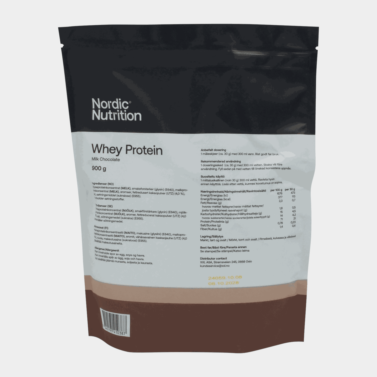 Whey Protein - Chocolate 900 g, proteiinijauhe - full image 4