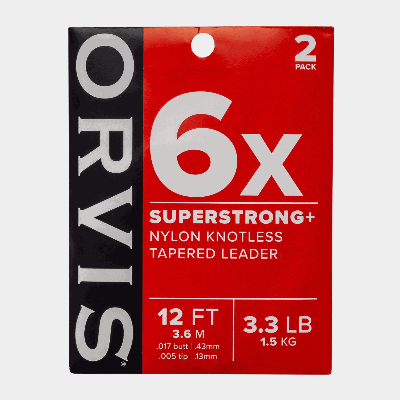Super Strong Plus Leaders 12' 6x, peruke - full image 1