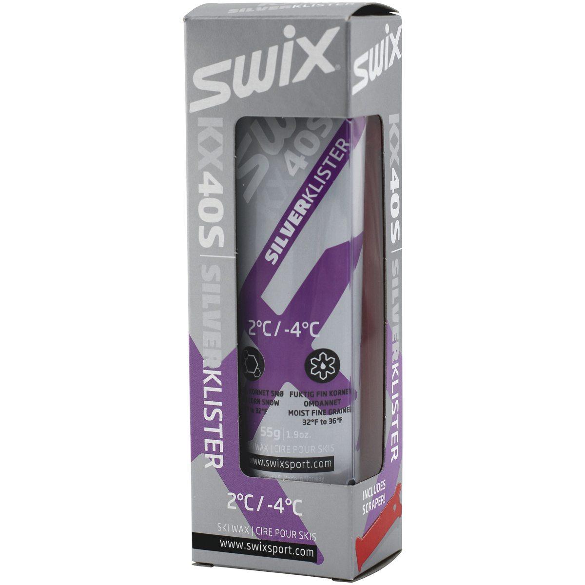 Klister KX40S Silver -4C to 2C 25/26, liisteri 55 g - full image 2
