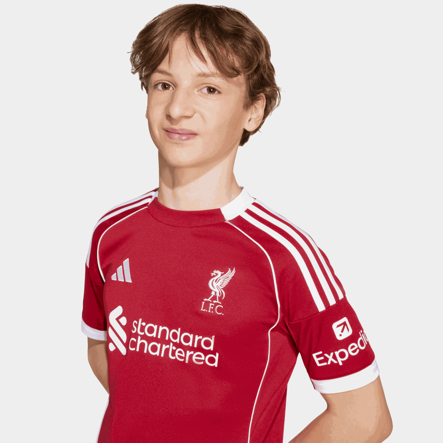 Liverpool Home Jersey 2025/26, nuorten pelipaita 25/26 - full image 4
