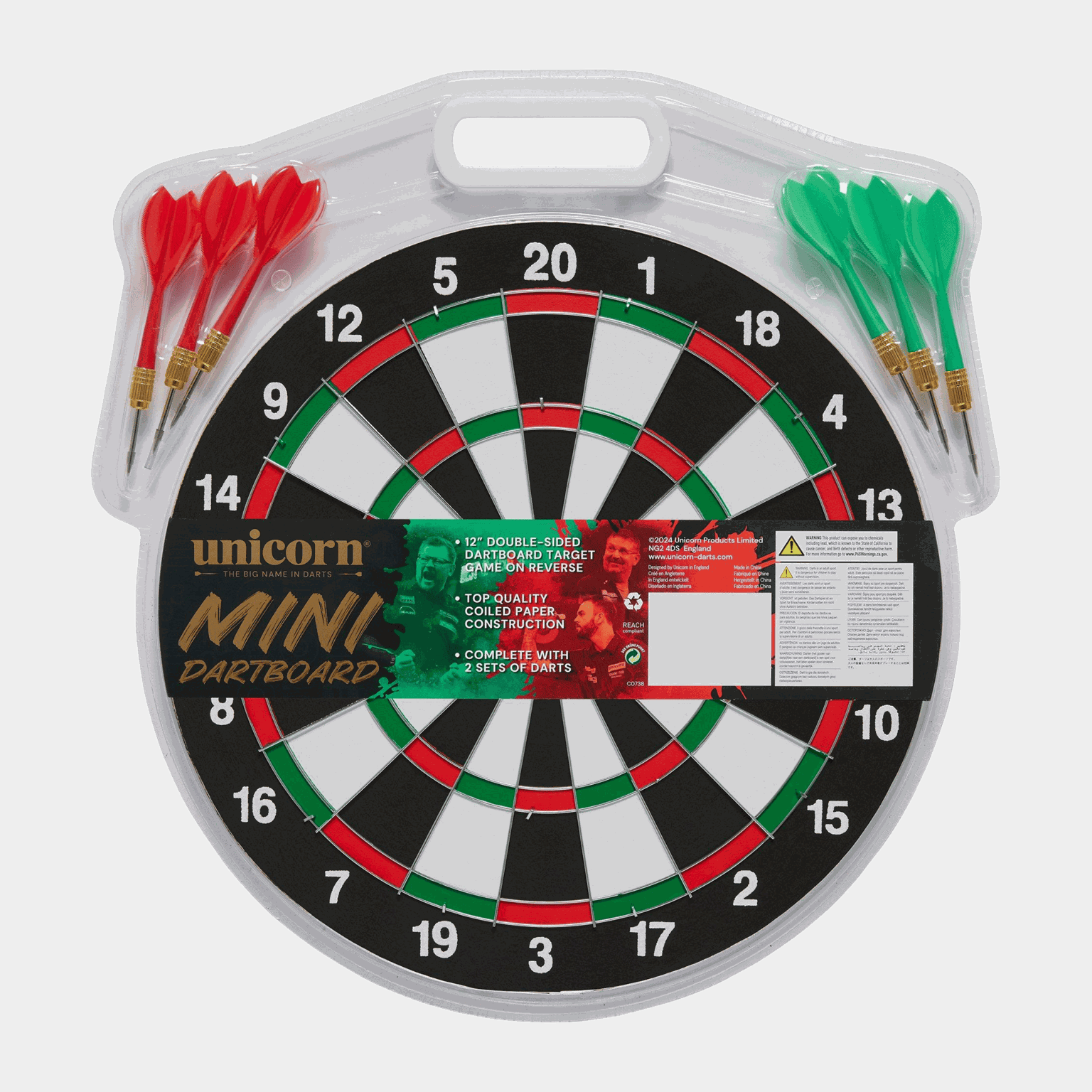 Unicorn Mini Dart Board00, Dartstaulu - full image 2