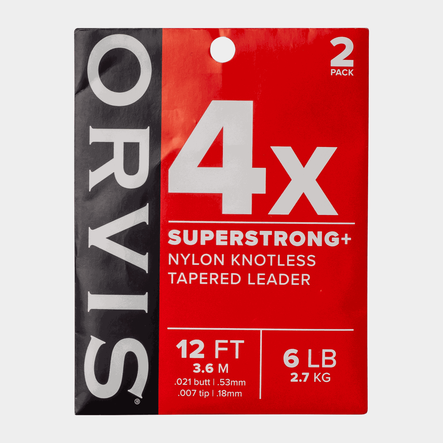 Super Strong Plus Leaders 12' 4x, peruke - full image 1