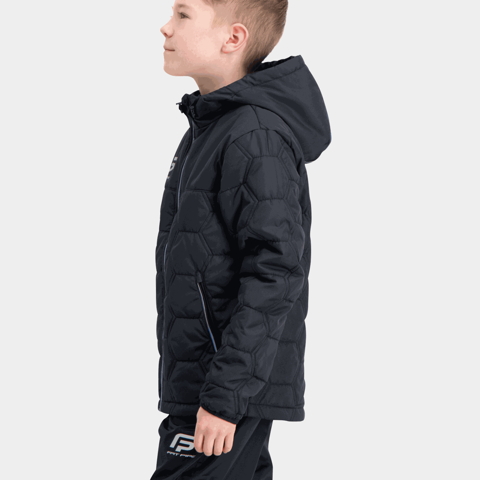 Gibson Hooded Light Padded Jacket, nuorten takki 26/27 - full image 3
